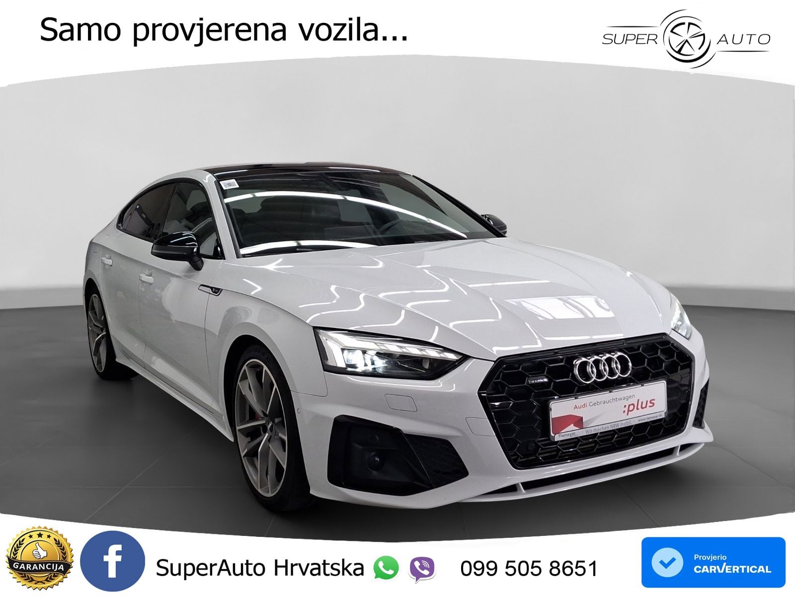 Audi A5 Sportback 45 TFSI (245 KS) quattro ultra S tronic 2x S line MATRIX+GR SJED+KAM