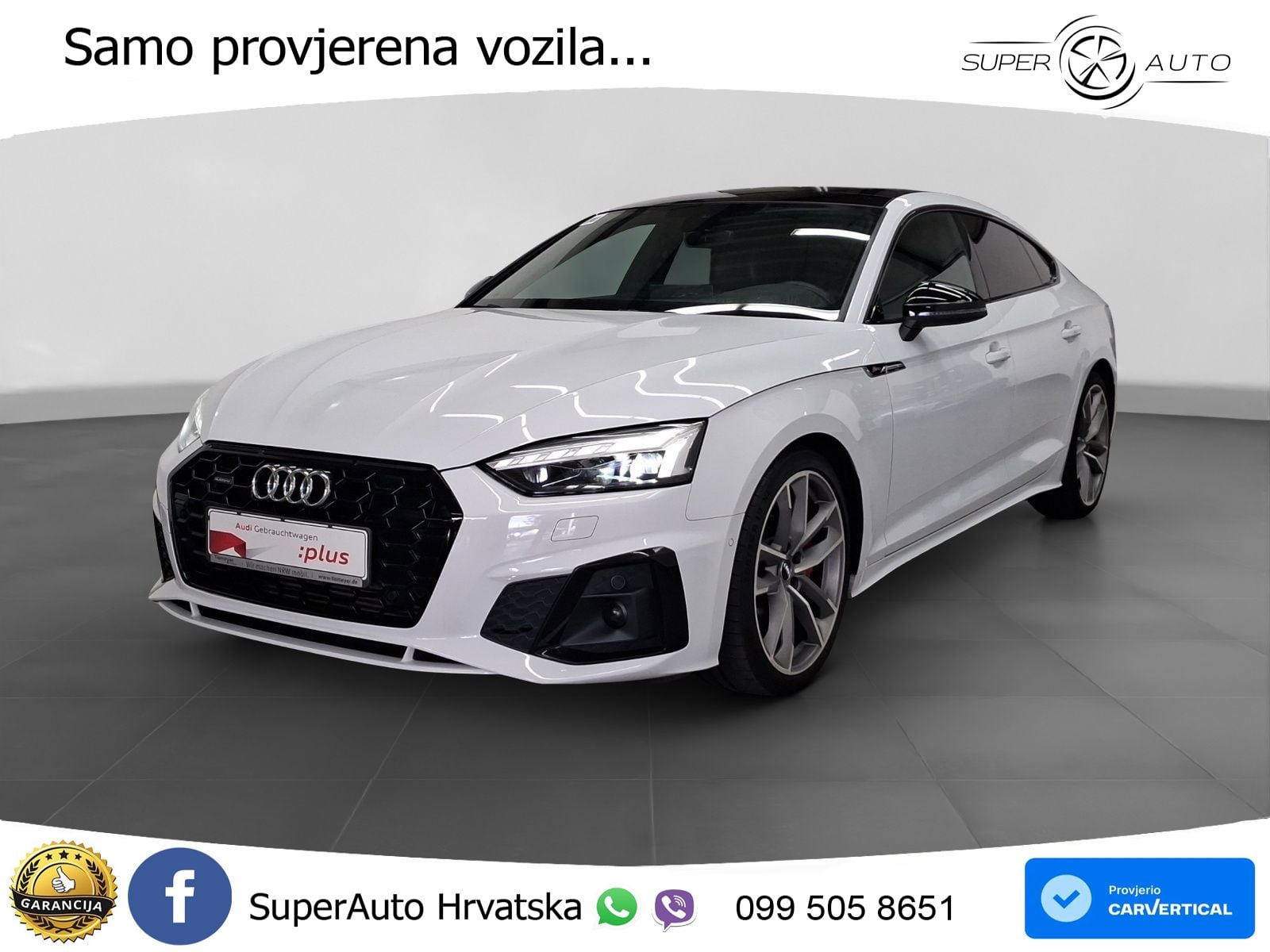 Audi A5 Sportback 45 TFSI (245 KS) quattro ultra S tronic 2x S line MATRIX+GR SJED+KAM