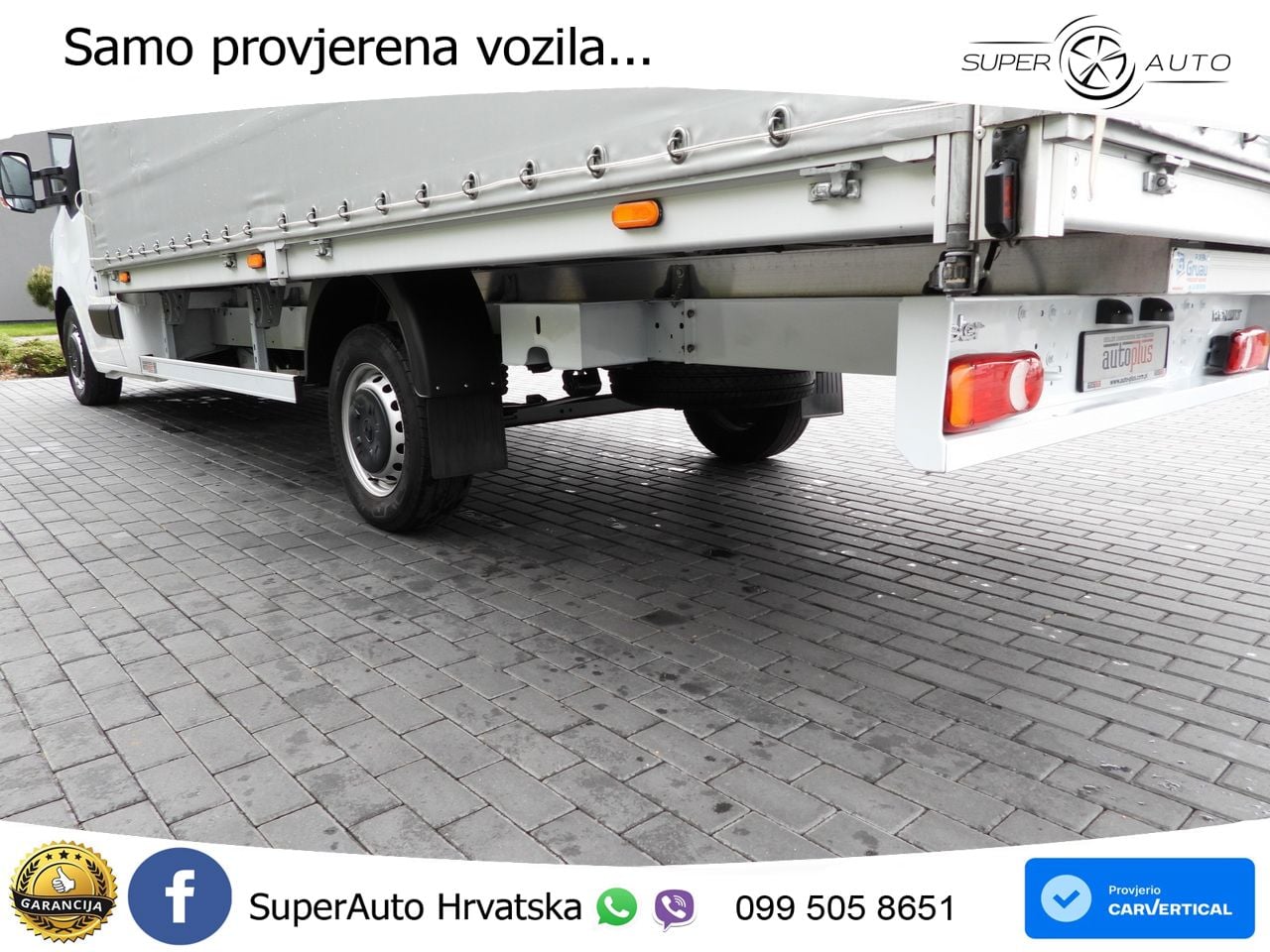 Renault MASTER PRITSCHE PLANE 10 PALETTEN WEBASTO 165 KS