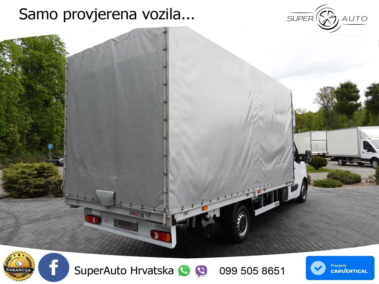 Renault MASTER PRITSCHE PLANE 10 PALETTEN WEBASTO 165 KS