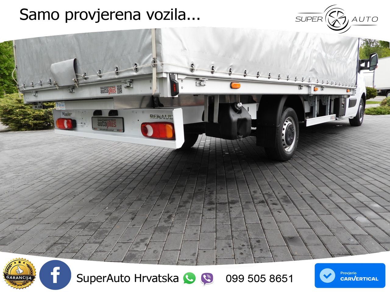 Renault MASTER PRITSCHE PLANE 10 PALETTEN WEBASTO 165 KS