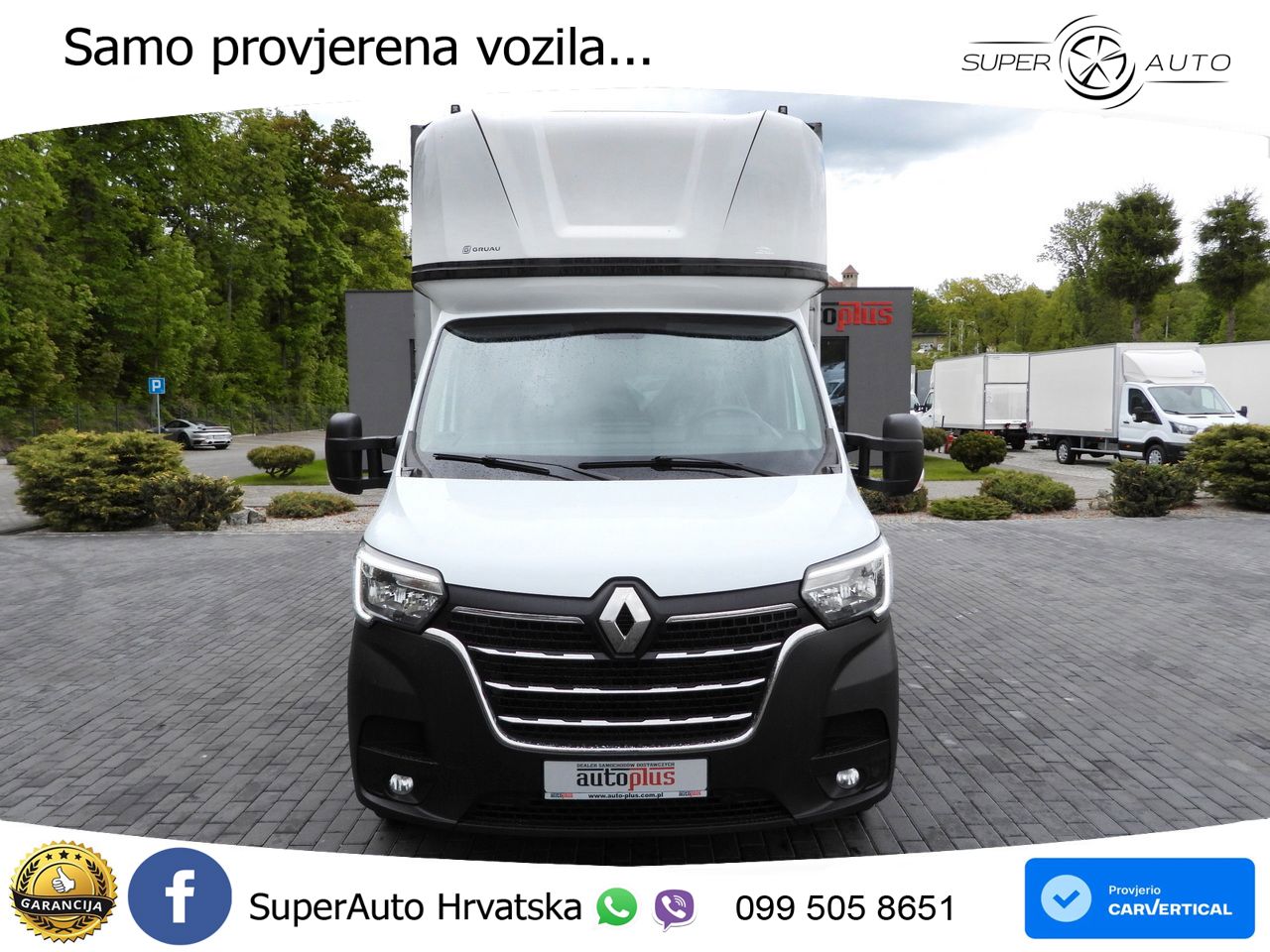Renault MASTER PRITSCHE PLANE 10 PALETTEN WEBASTO 165 KS