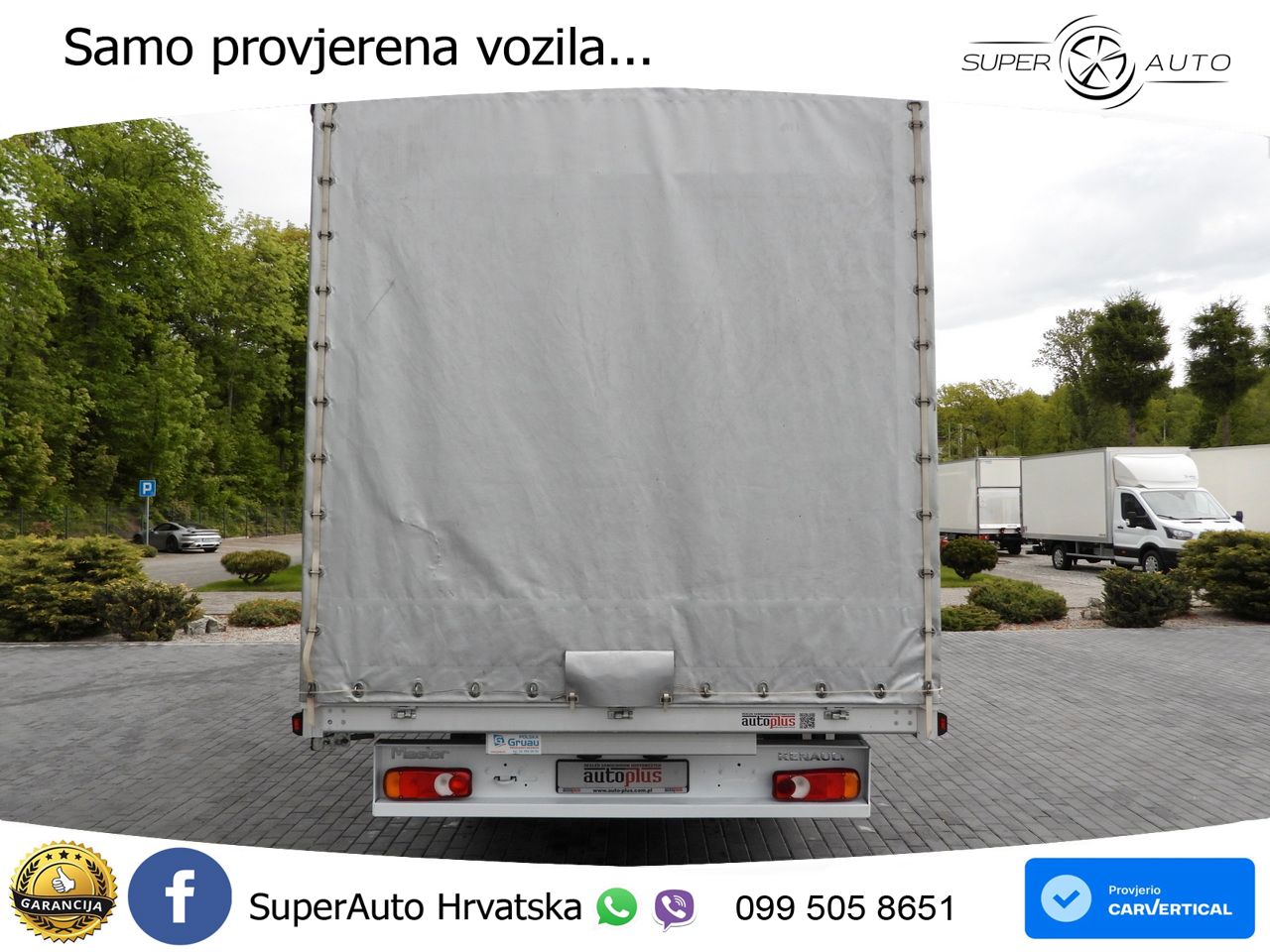 Renault MASTER PRITSCHE PLANE 10 PALETTEN WEBASTO 165 KS
