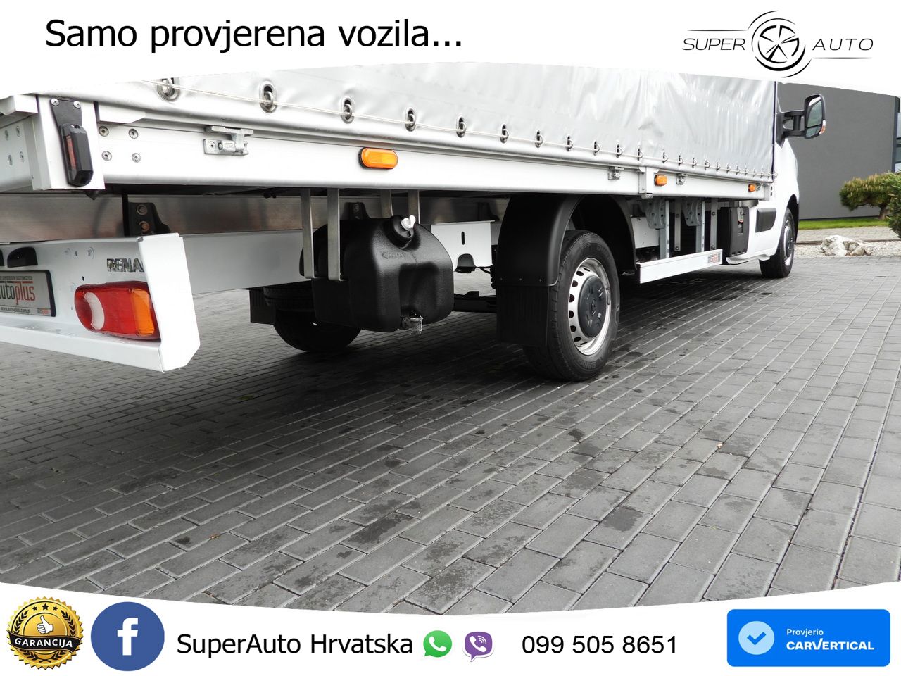 Renault MASTER PRITSCHE PLANE 10 PALETTEN WEBASTO 165 KS