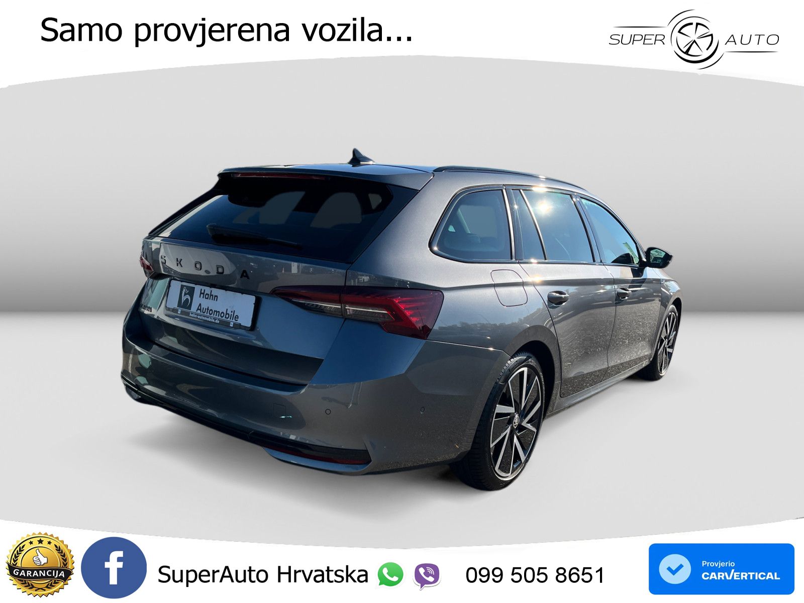 Škoda Octavia Combi 2.0 TDI (150 KS) DSG SportLine LED+GR SJED+ACC