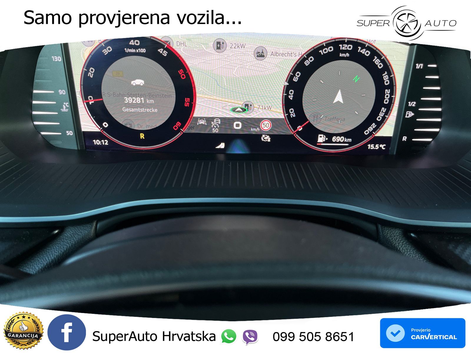 Škoda Octavia Combi 2.0 TDI (150 KS) DSG SportLine LED+GR SJED+ACC