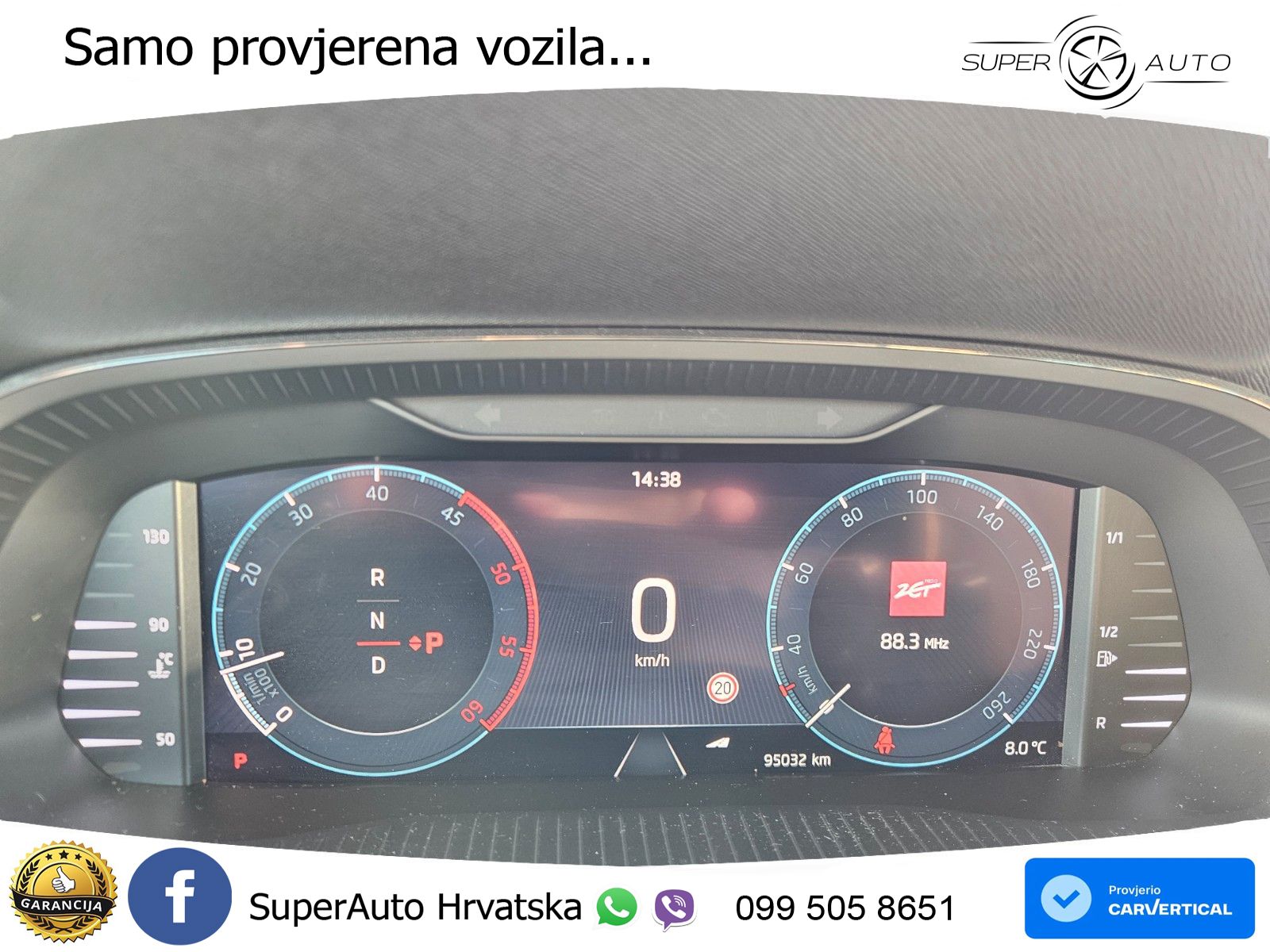 Škoda Octavia Combi 2.0 TDI (150 KS) DSG LED+GR SJED+ACC