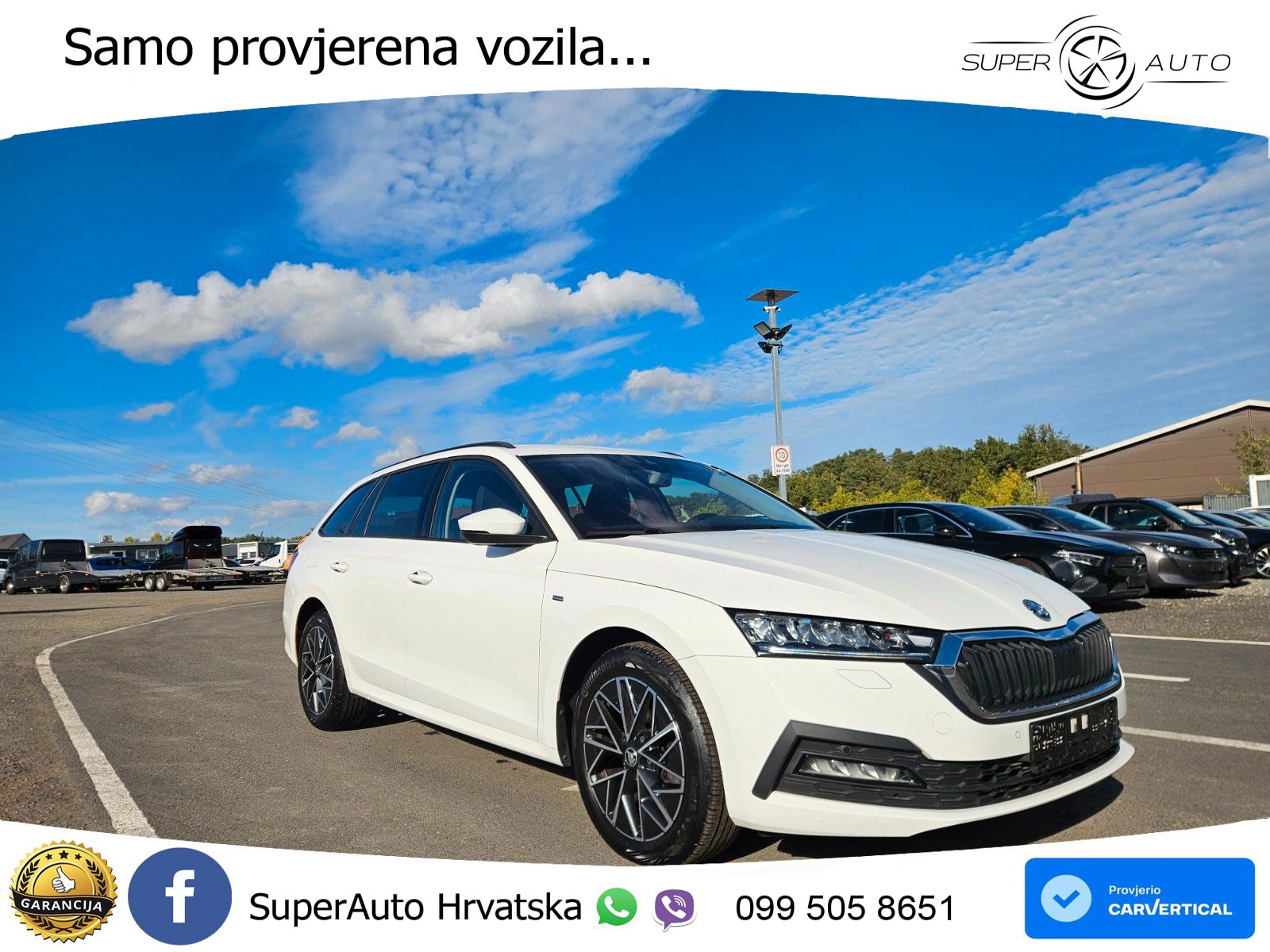 Škoda Octavia Combi 2.0 TDI (150 KS) DSG LED+GR SJED+ACC