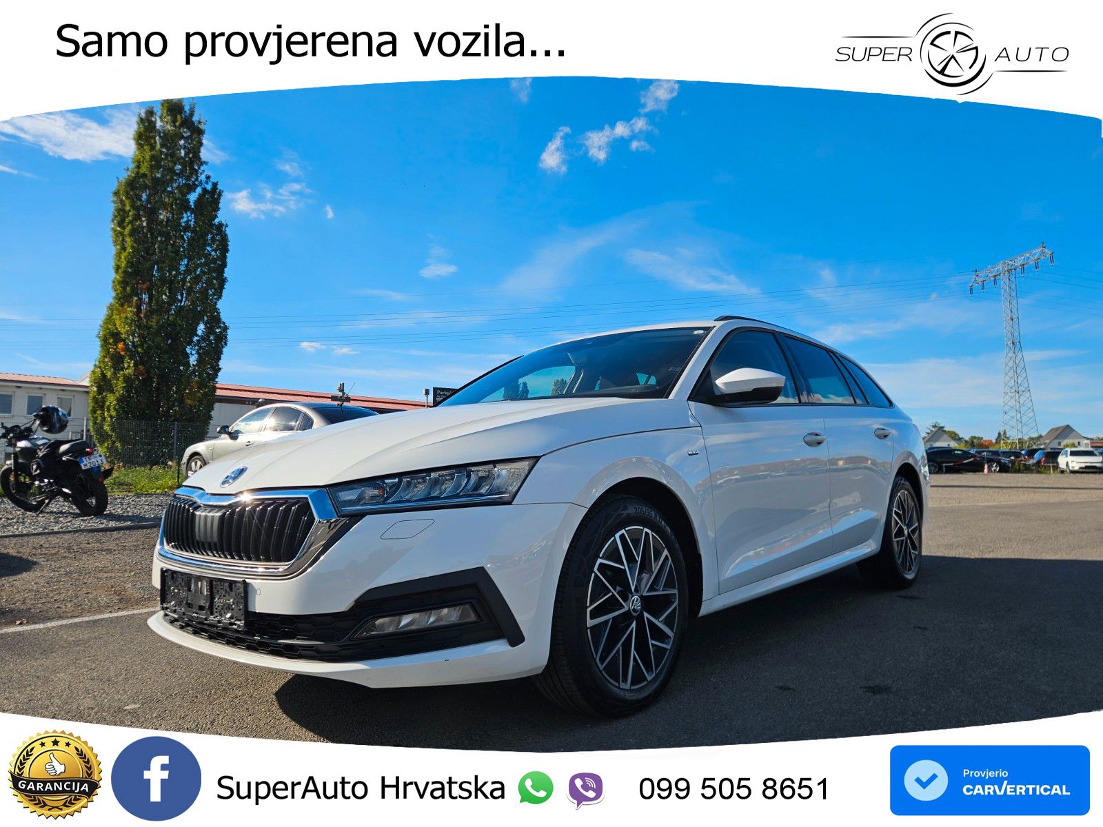 Škoda Octavia Combi 2.0 TDI (150 KS) DSG LED+GR SJED+ACC