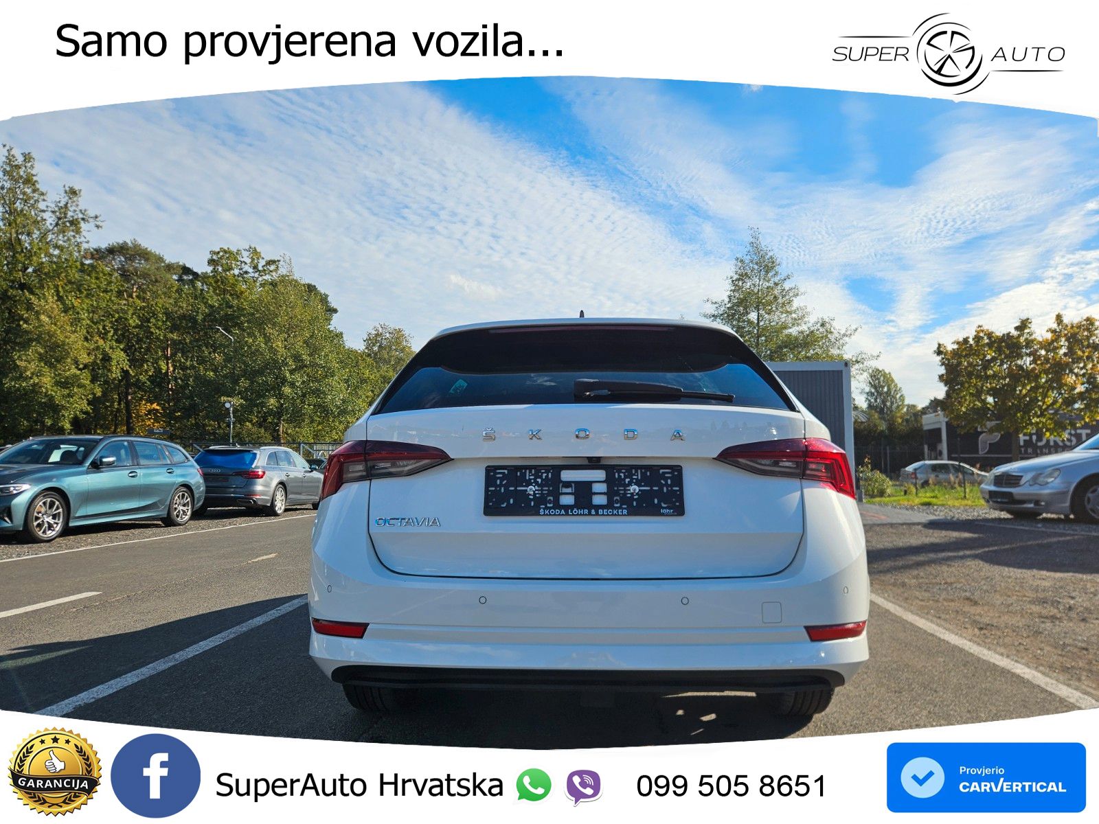 Škoda Octavia Combi 2.0 TDI (150 KS) DSG LED+GR SJED+ACC