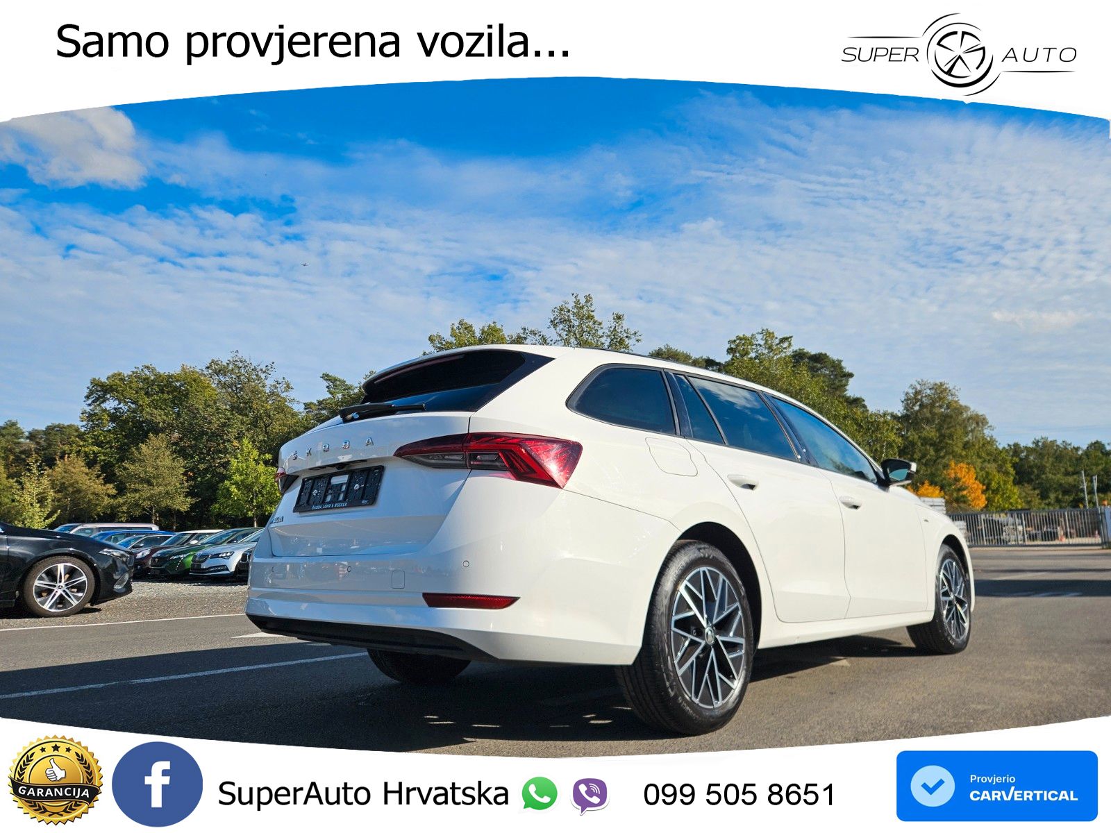 Škoda Octavia Combi 2.0 TDI (150 KS) DSG LED+GR SJED+ACC