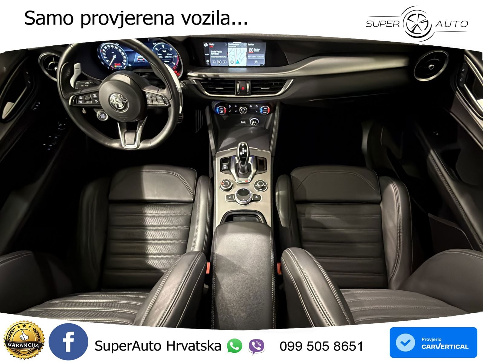 Alfa Romeo Stelvio 2.2 MultiJet II (210 KS) Q4 Automatic MATRIX+GR SJED+KAM