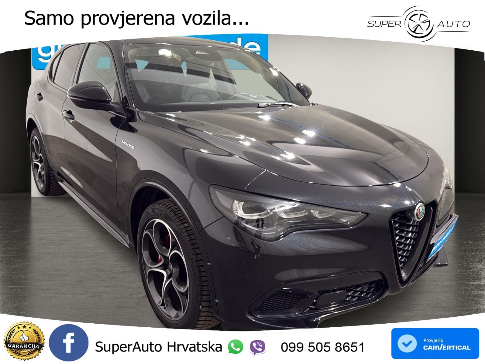 Alfa Romeo Stelvio 2.2 MultiJet II (210 KS) Q4 Automatic MATRIX+GR SJED+KAM