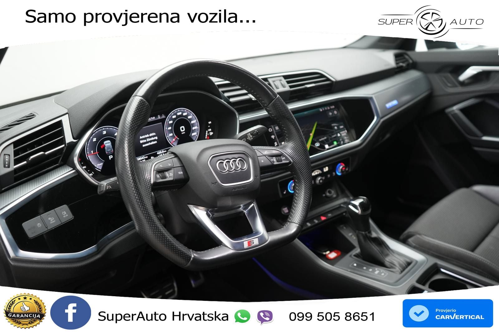 Audi Q3 40 TDI (190 KS) quattro S tronic S line LED+GR SJED+ACC