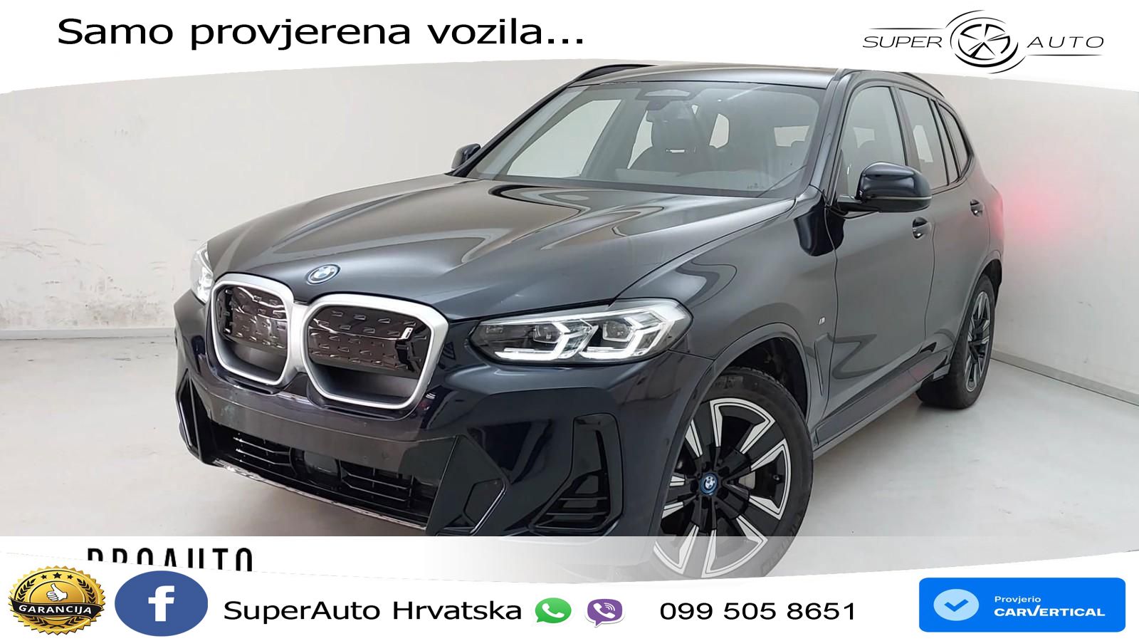BMW iX3 80 kWh (286 KS) M Sport LED+GR SJED+ACC