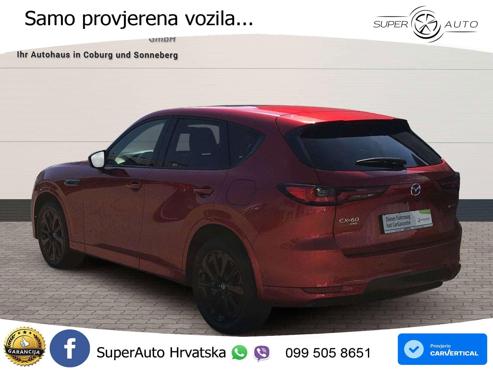 Mazda CX-60 3.3 e-Skyactiv D (254 KS) AWD Automatic ACC+HEAD+4xGR SJED+360+PANO