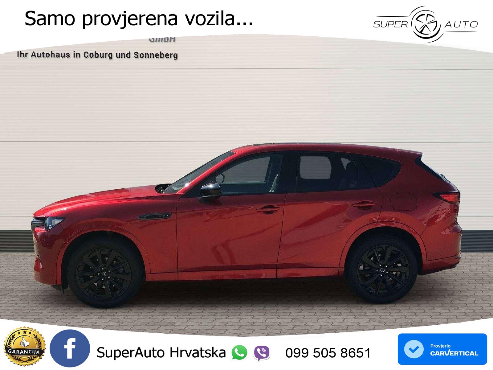 Mazda CX-60 3.3 e-Skyactiv D (254 KS) AWD Automatic ACC+HEAD+4xGR SJED+360+PANO