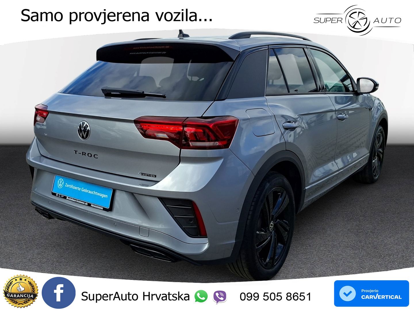 Volkswagen T-Roc I 2.0 TSI (190 KS) 4M DSG LED+GR SJED+ACC