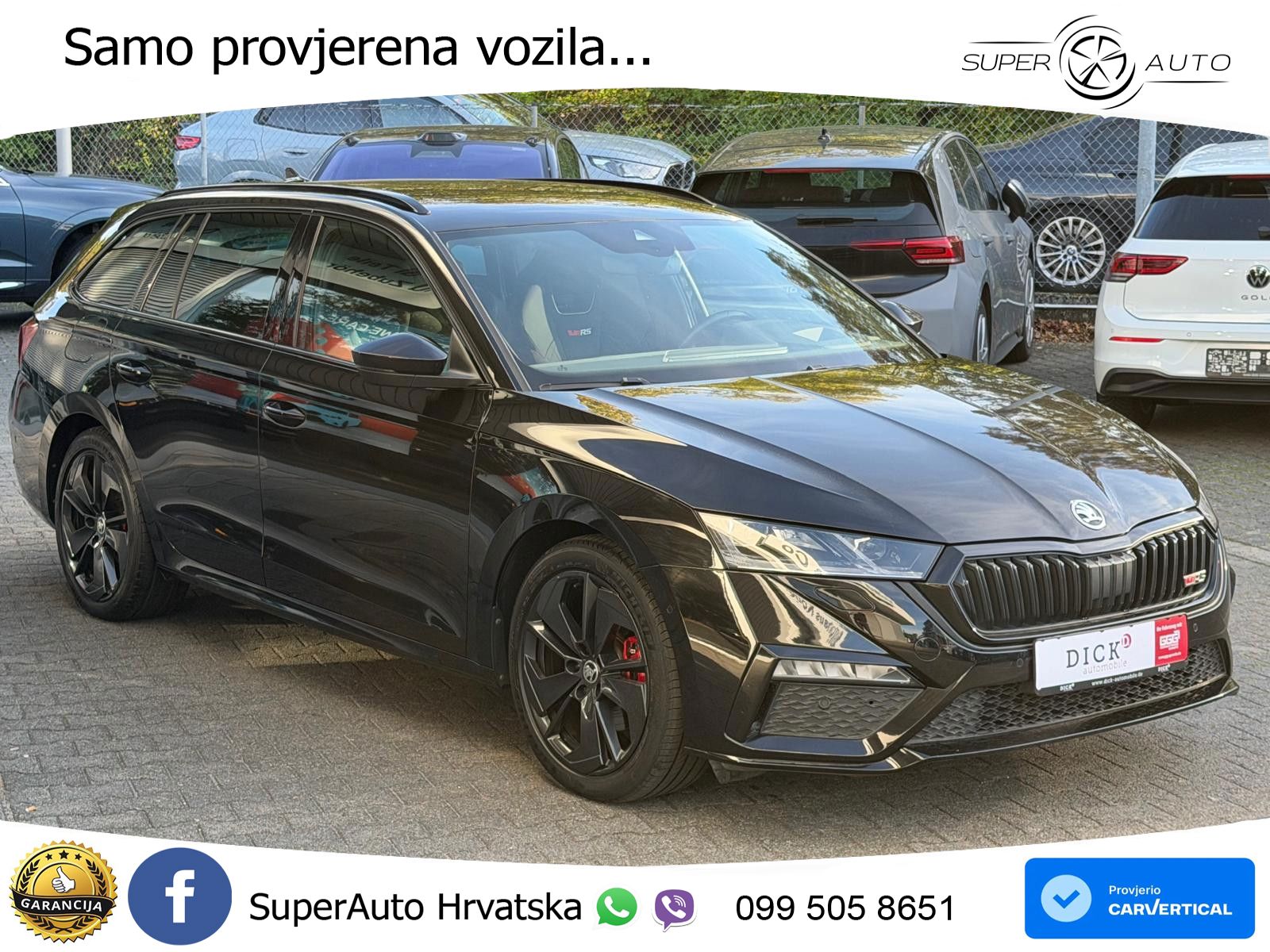 Škoda Octavia Combi RS 2.0 TDI (200 KS) DSG LED+GR SJED+ACC