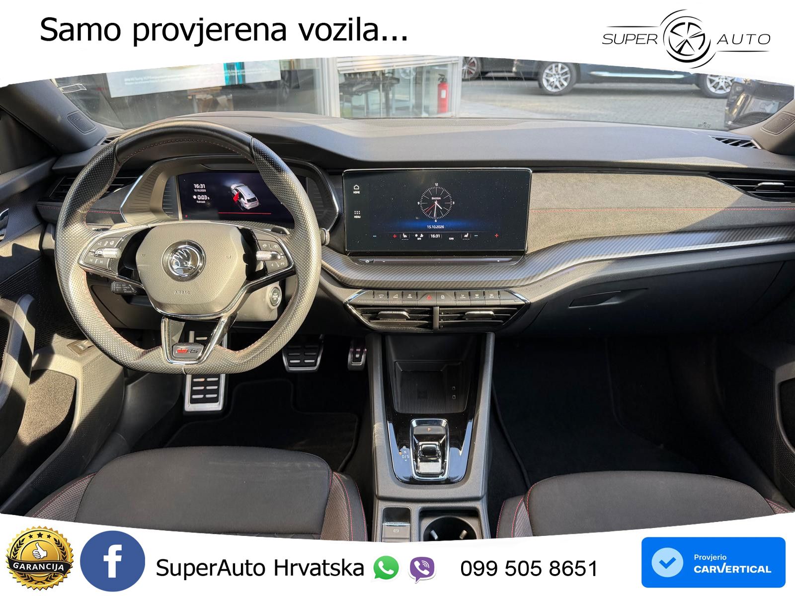 Škoda Octavia Combi RS 2.0 TDI (200 KS) DSG LED+GR SJED+ACC