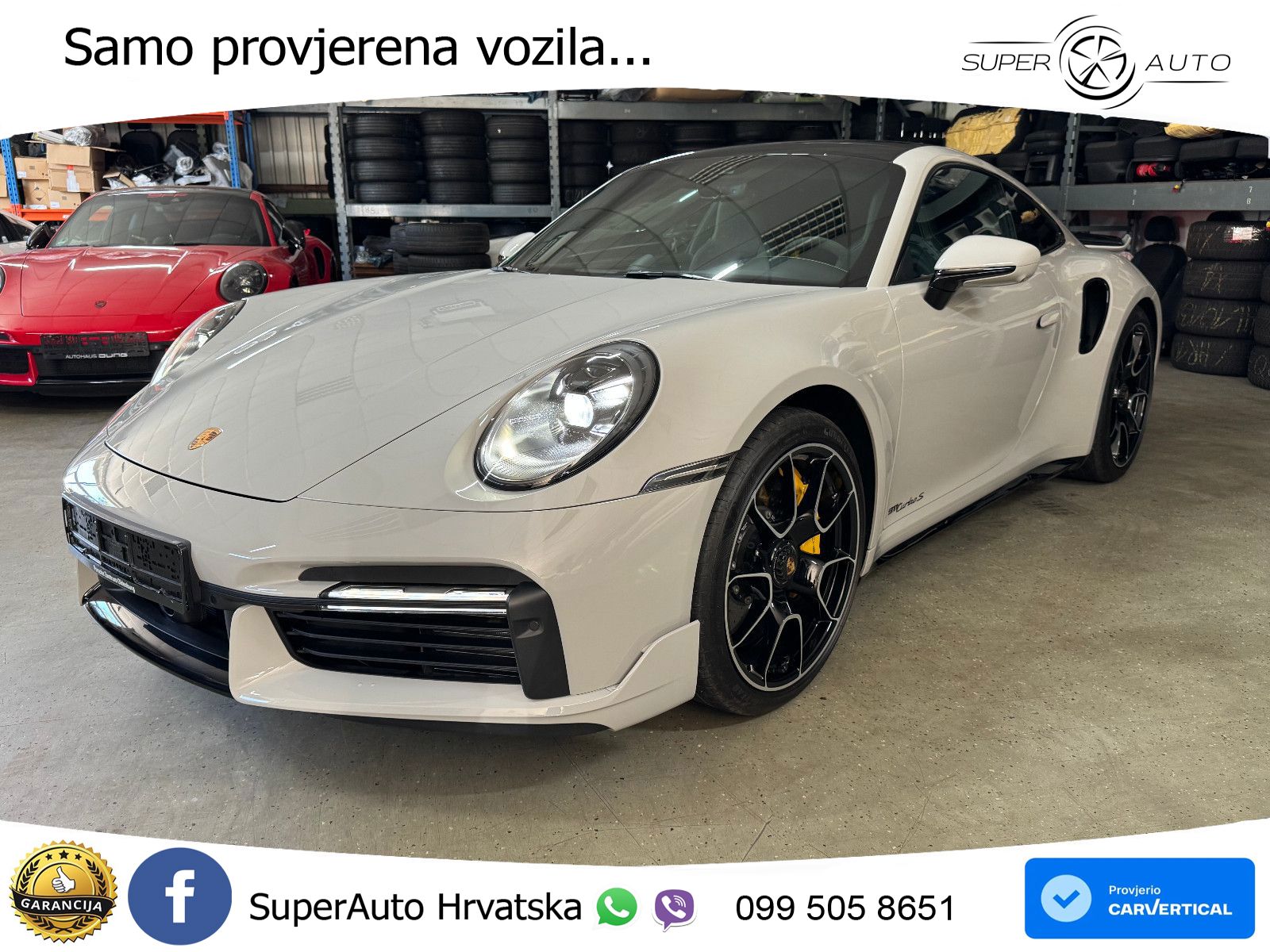 Porsche 911 Turbo S 3.8 (650 KS) PDK ACC+GR SJED+360+PANO