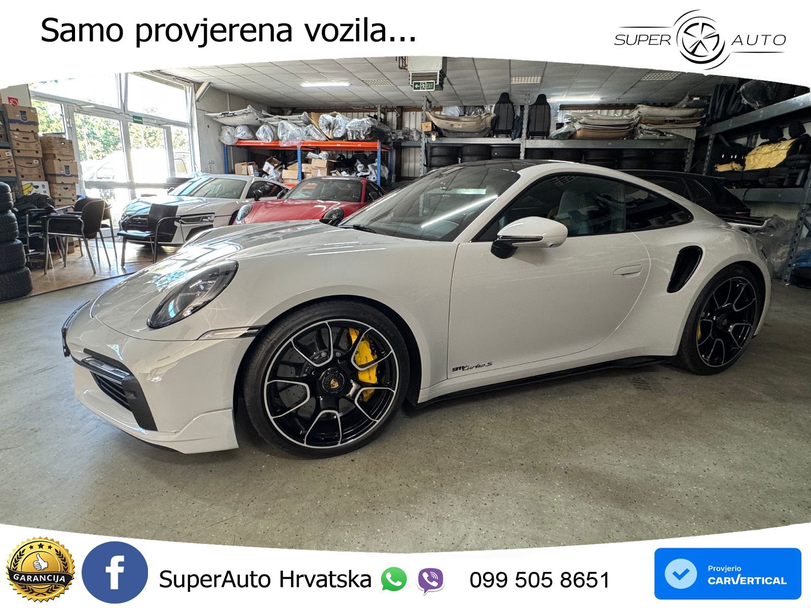 Porsche 911 Turbo S 3.8 (650 KS) PDK ACC+GR SJED+360+PANO