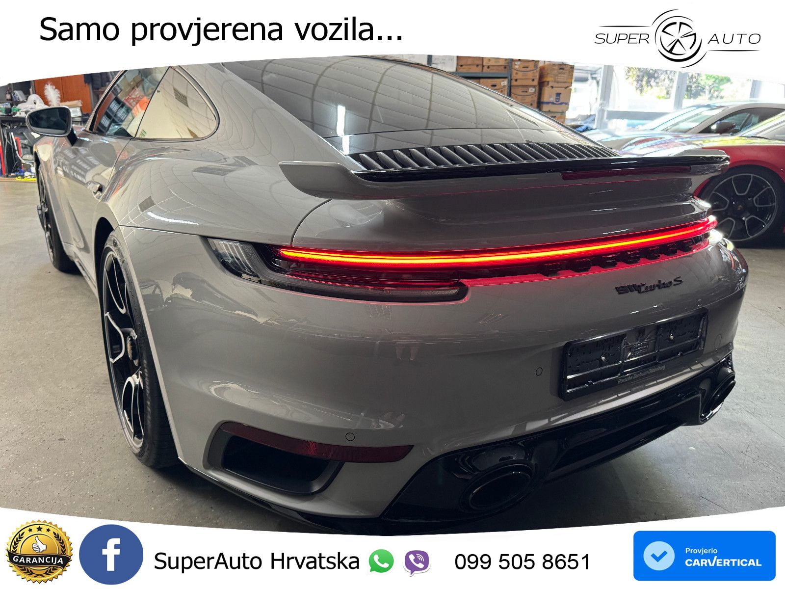 Porsche 911 Turbo S 3.8 (650 KS) PDK ACC+GR SJED+360+PANO