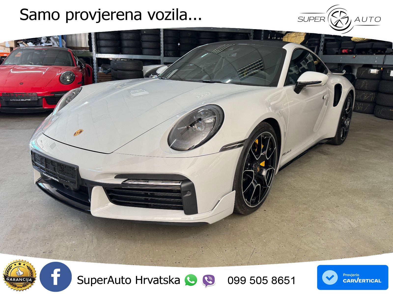 Porsche 911 Turbo S 3.8 (650 KS) PDK ACC+GR SJED+360+PANO