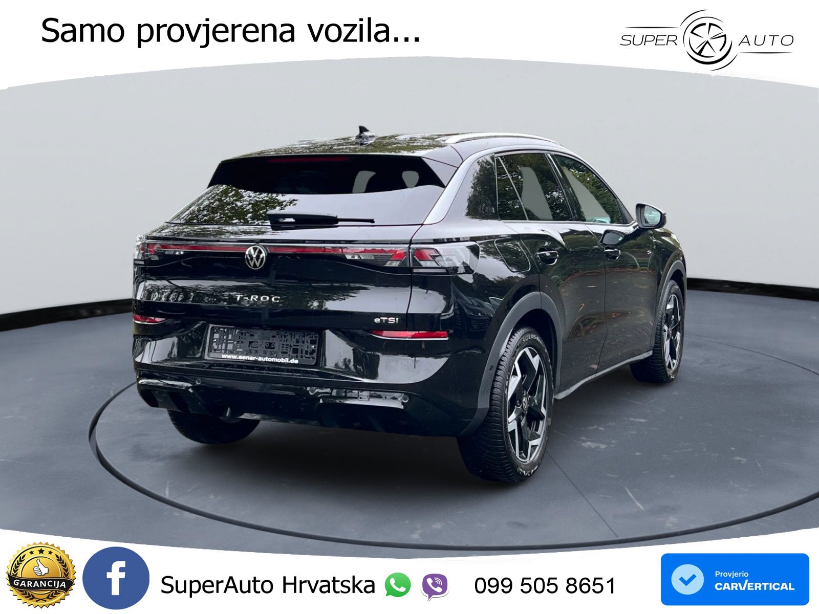 Volkswagen T-Roc 1.5 eTSI (150 KS)  DSG R-Line LED+GR SJED+ACC