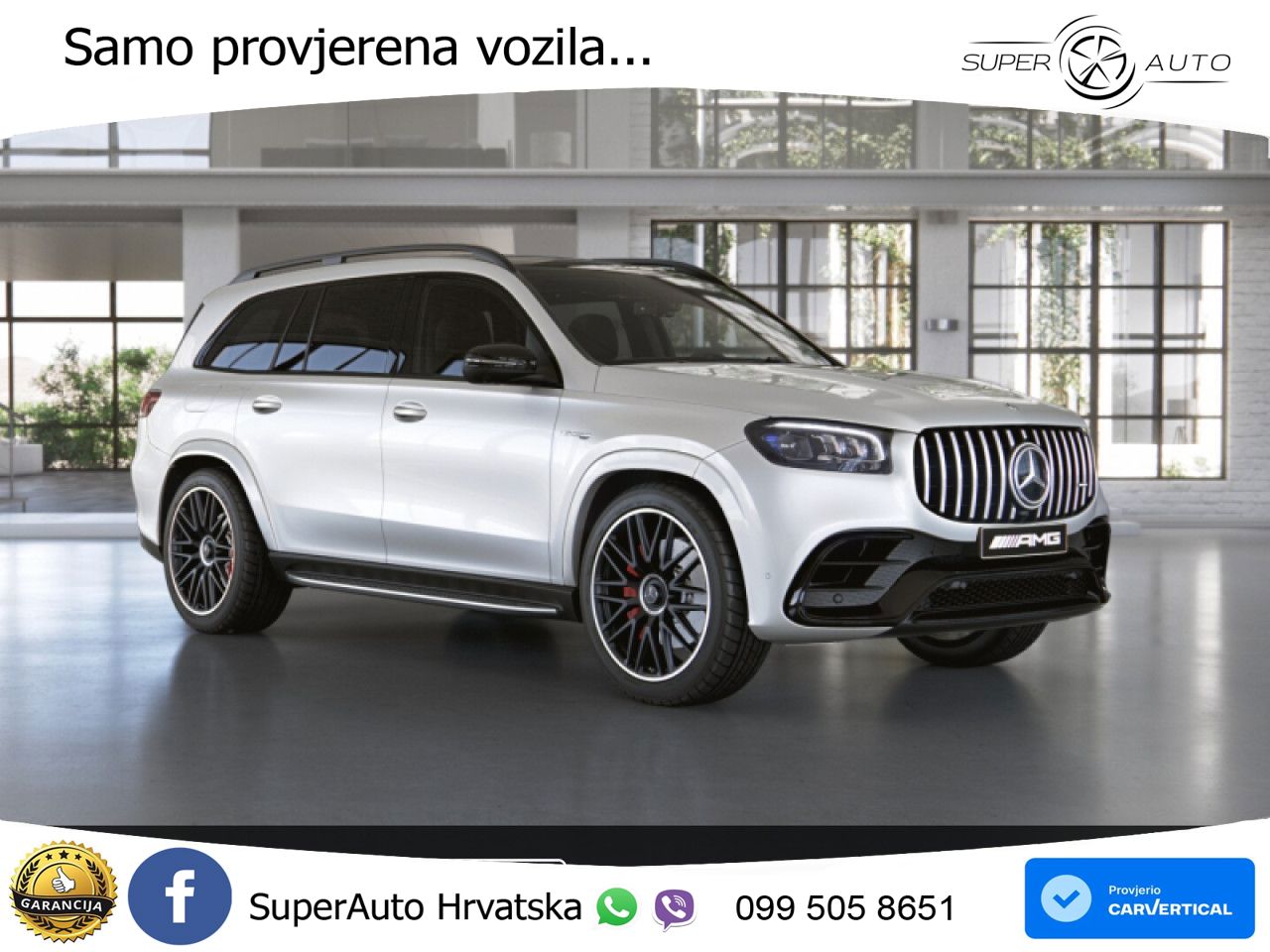 Mercedes-Benz GLS AMG GLS 63 V8 EQ Boost 4MATIC+ TCT ZRAČNI+ACC+GR SJED+KAM+PANO