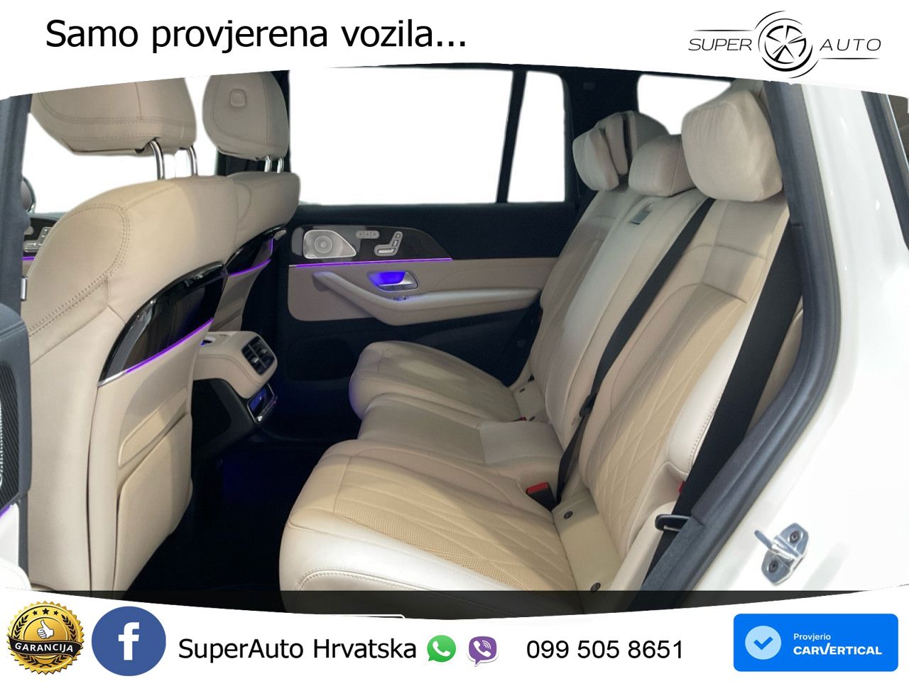 Mercedes-Benz GLS AMG GLS 63 V8 EQ Boost 4MATIC+ TCT ZRAČNI+ACC+GR SJED+KAM+PANO
