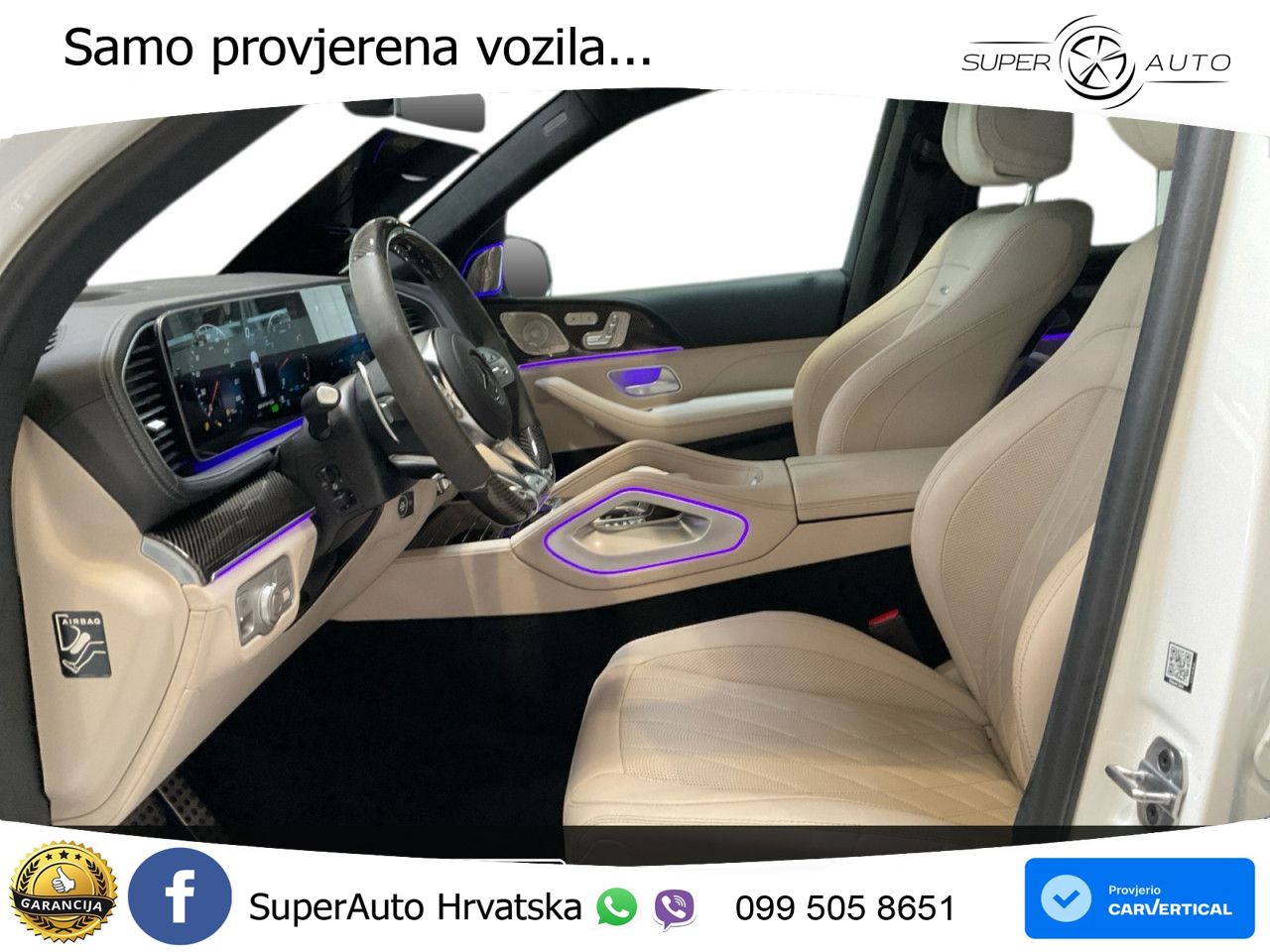 Mercedes-Benz GLS AMG GLS 63 V8 EQ Boost 4MATIC+ TCT ZRAČNI+ACC+GR SJED+KAM+PANO