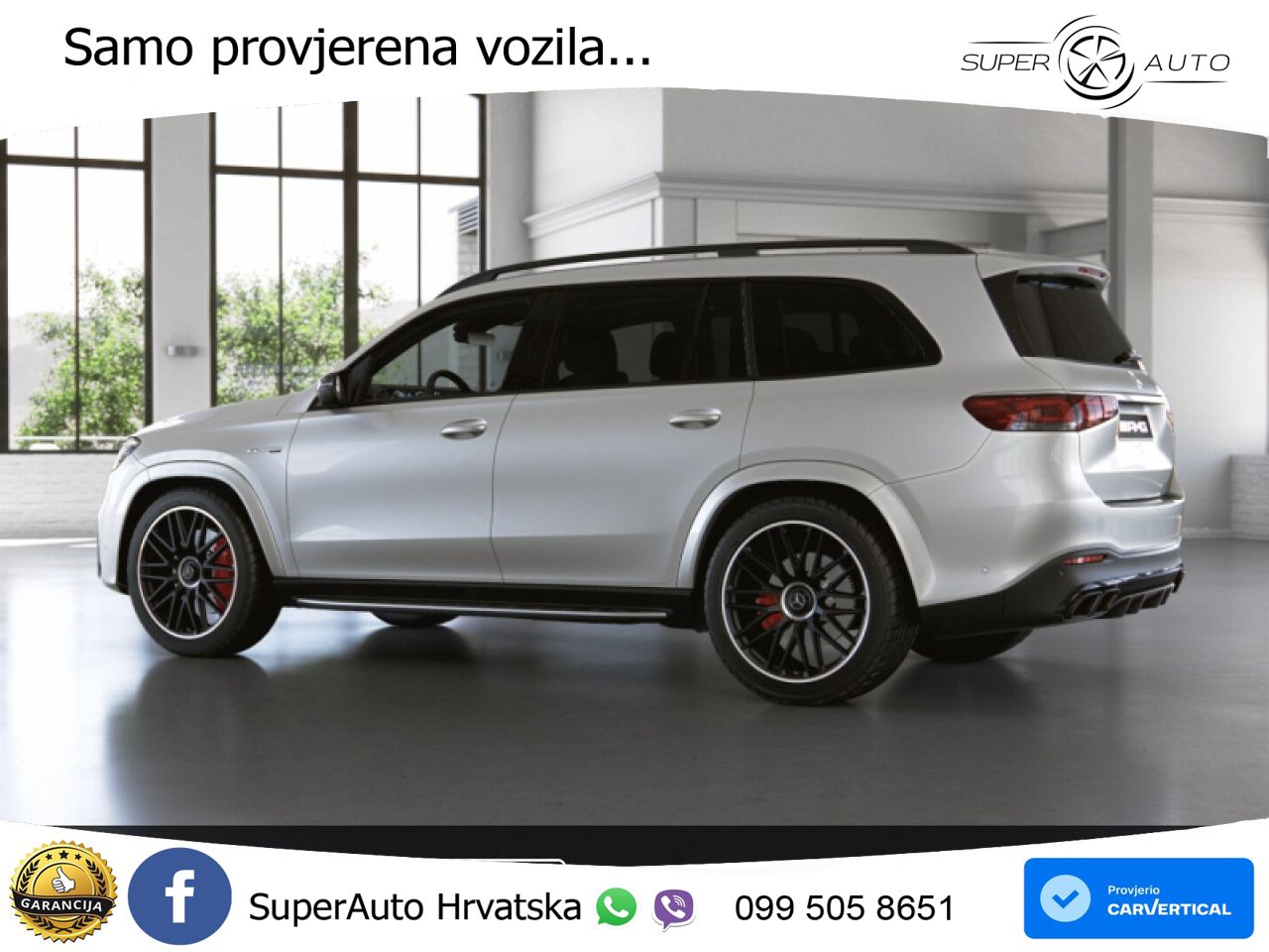 Mercedes-Benz GLS AMG GLS 63 V8 EQ Boost 4MATIC+ TCT ZRAČNI+ACC+GR SJED+KAM+PANO