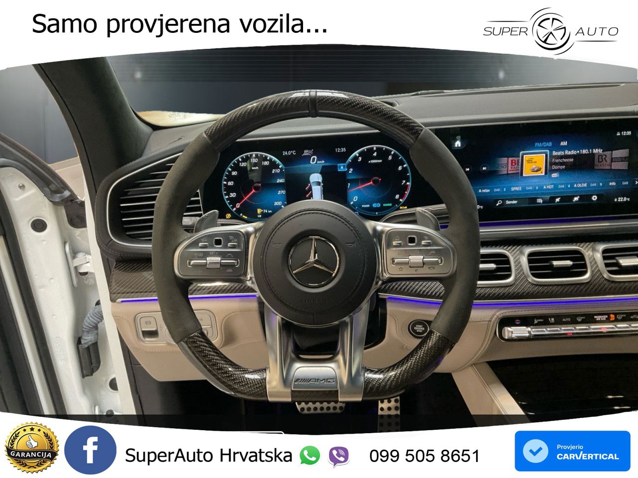Mercedes-Benz GLS AMG GLS 63 V8 EQ Boost 4MATIC+ TCT ZRAČNI+ACC+GR SJED+KAM+PANO