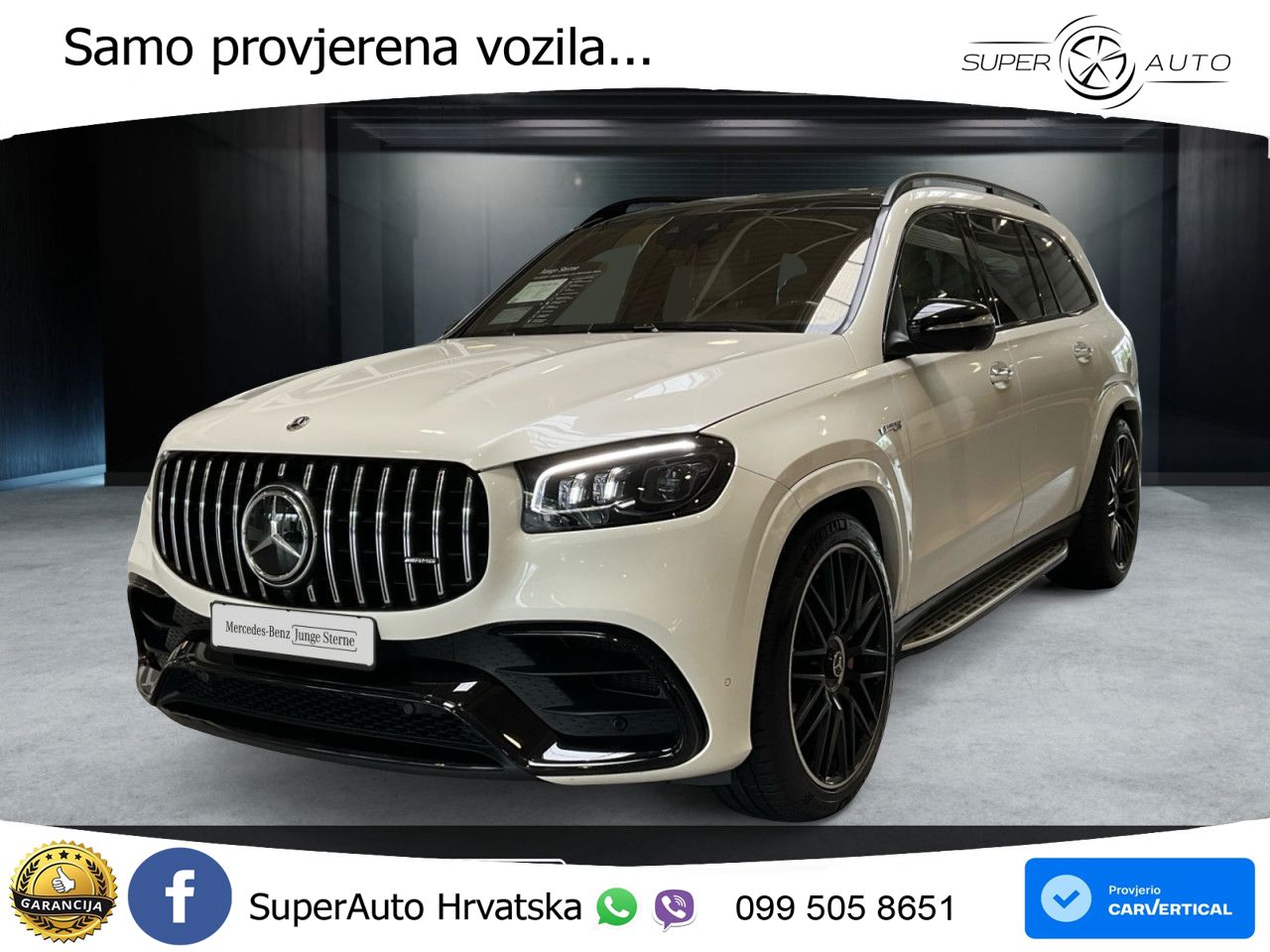 Mercedes-Benz GLS AMG GLS 63 V8 EQ Boost 4MATIC+ TCT ZRAČNI+ACC+GR SJED+KAM+PANO