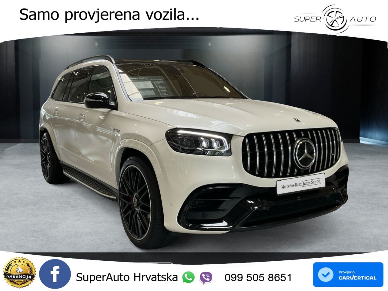 Mercedes-Benz GLS AMG GLS 63 V8 EQ Boost 4MATIC+ TCT ZRAČNI+ACC+GR SJED+KAM+PANO