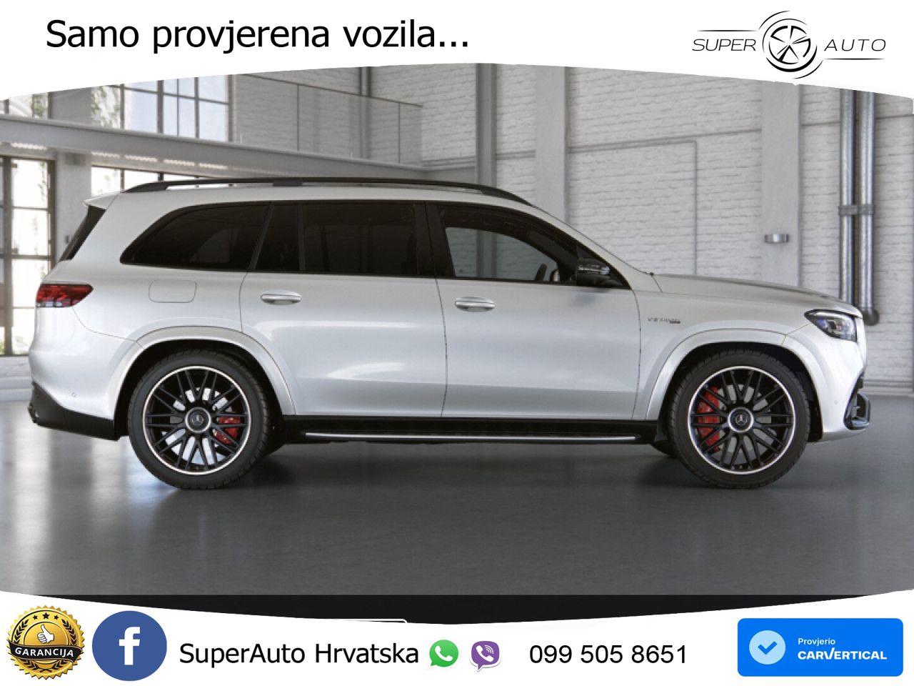 Mercedes-Benz GLS AMG GLS 63 V8 EQ Boost 4MATIC+ TCT ZRAČNI+ACC+GR SJED+KAM+PANO