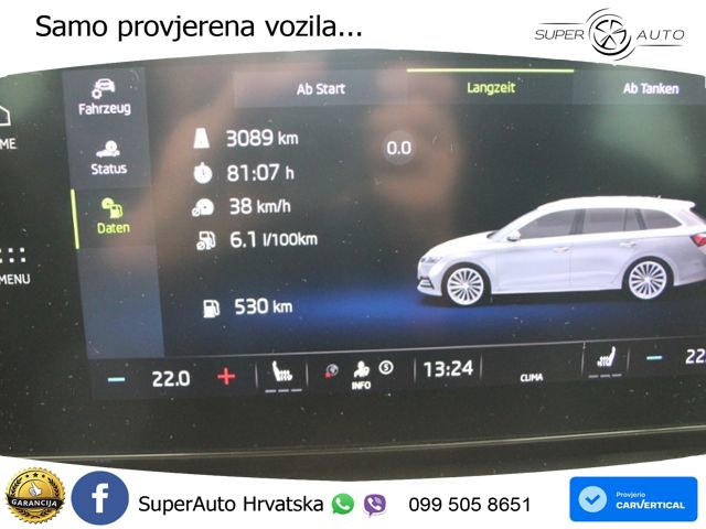 Škoda Octavia Combi 1.5 TSI (150 KS) LED+GR SJED+ACC