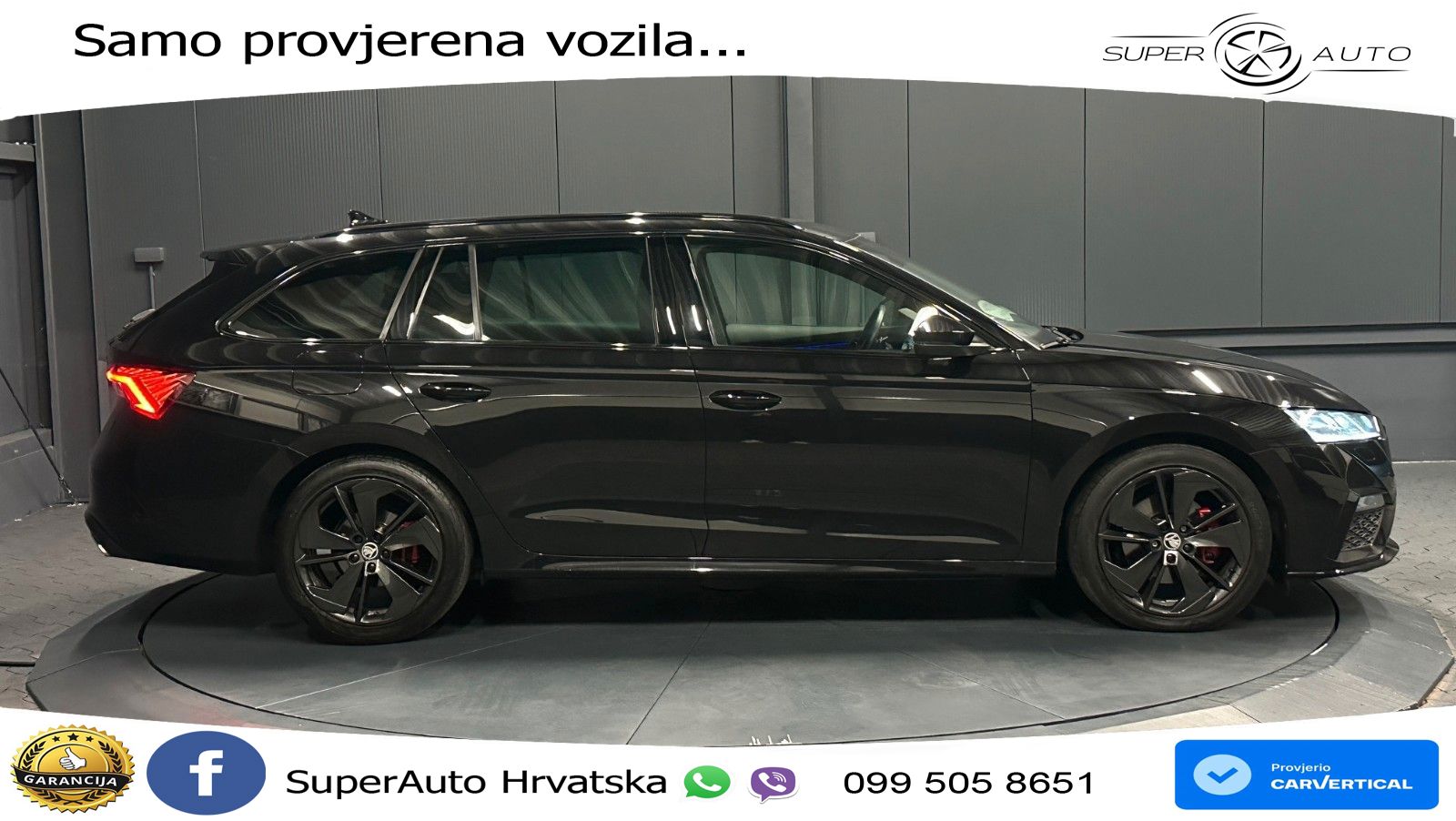 Škoda Octavia Combi RS 2.0 TDI (200 KS) DSG LED+GR SJED+ACC