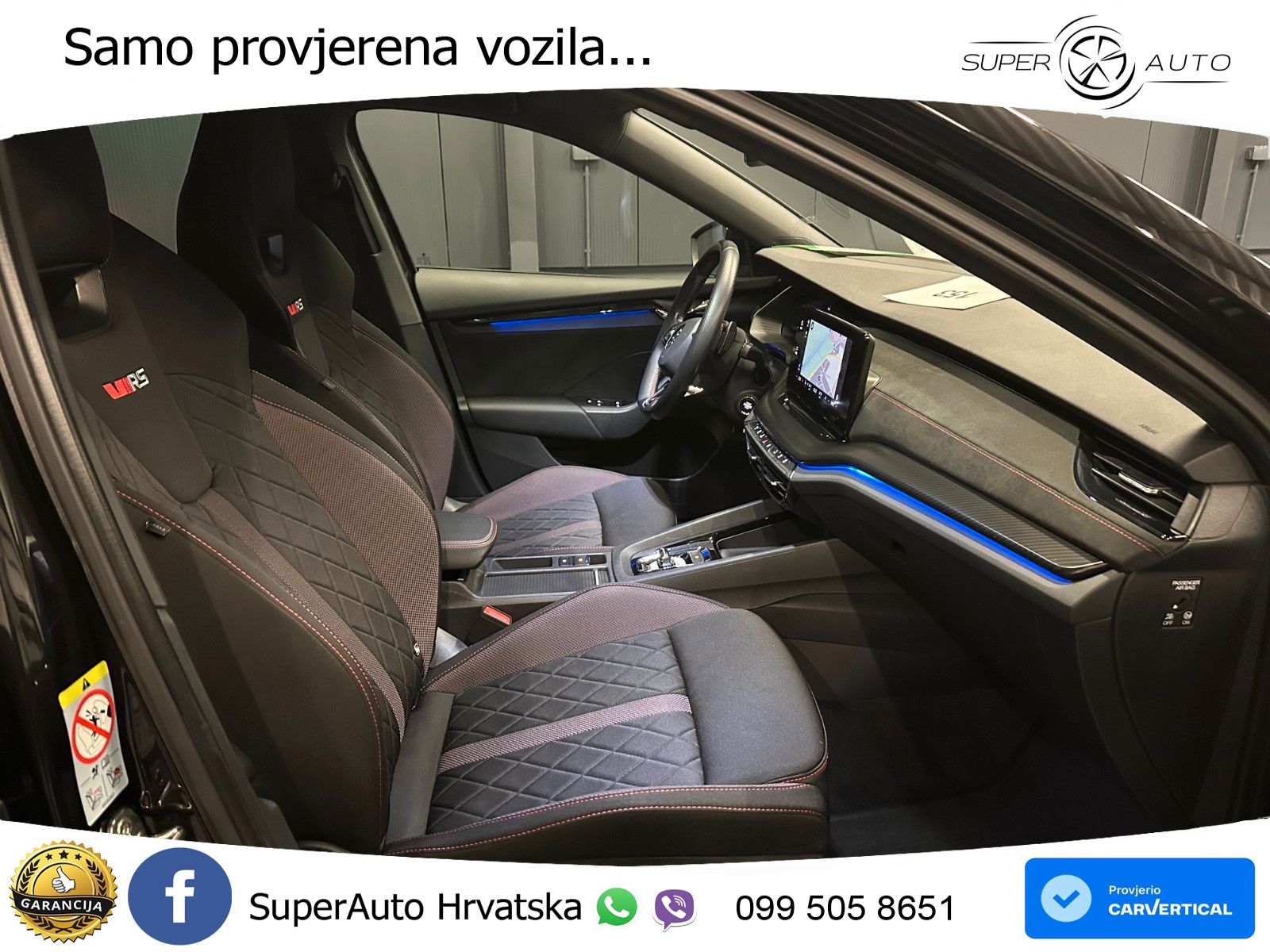 Škoda Octavia Combi RS 2.0 TDI (200 KS) DSG LED+GR SJED+ACC