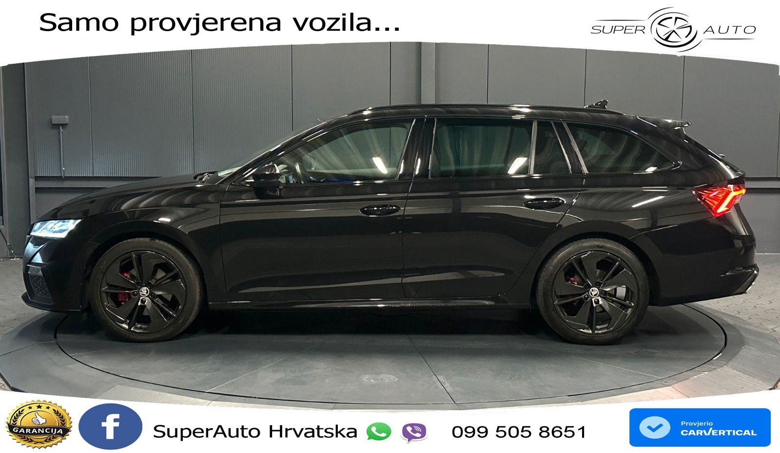 Škoda Octavia Combi RS 2.0 TDI (200 KS) DSG LED+GR SJED+ACC