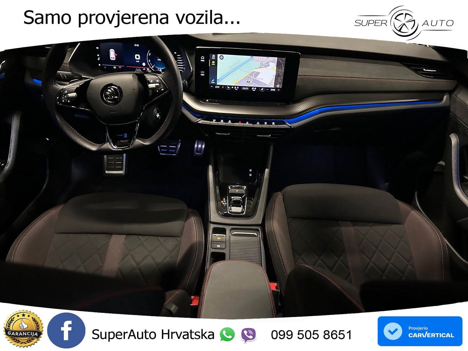 Škoda Octavia Combi RS 2.0 TDI (200 KS) DSG LED+GR SJED+ACC