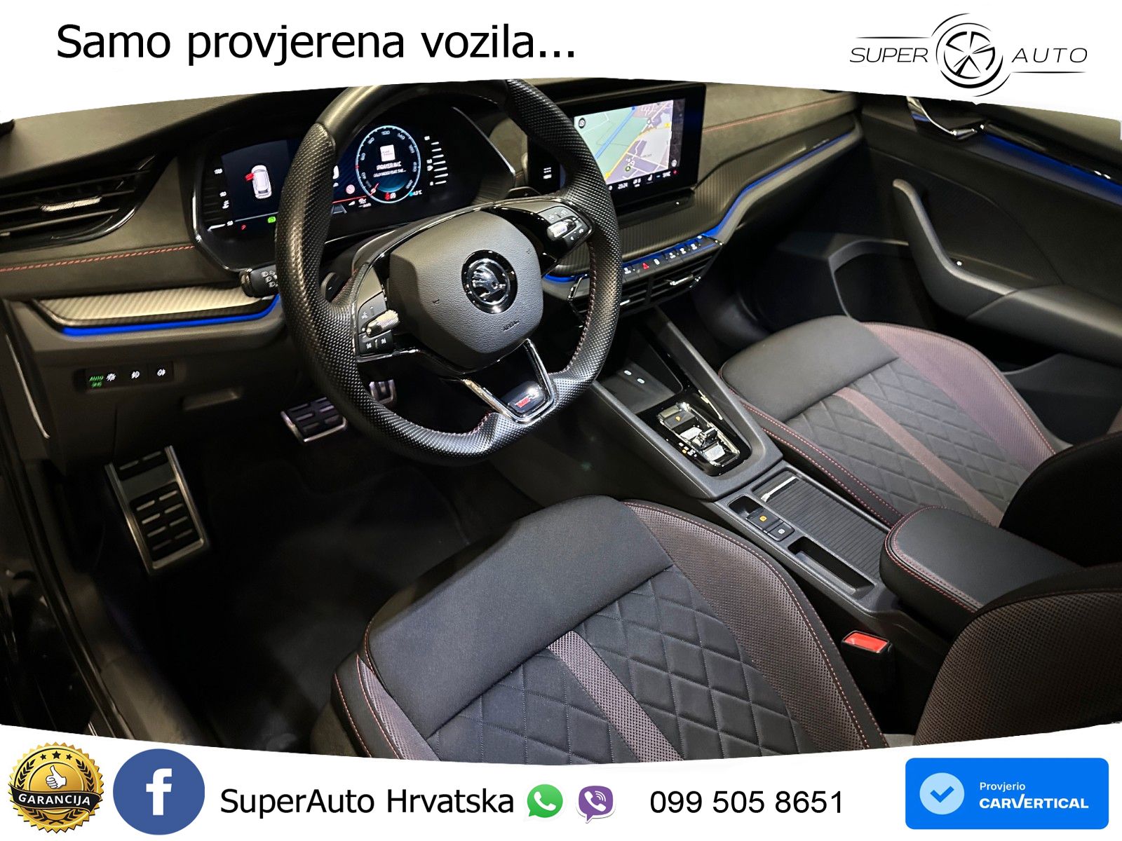 Škoda Octavia Combi RS 2.0 TDI (200 KS) DSG LED+GR SJED+ACC