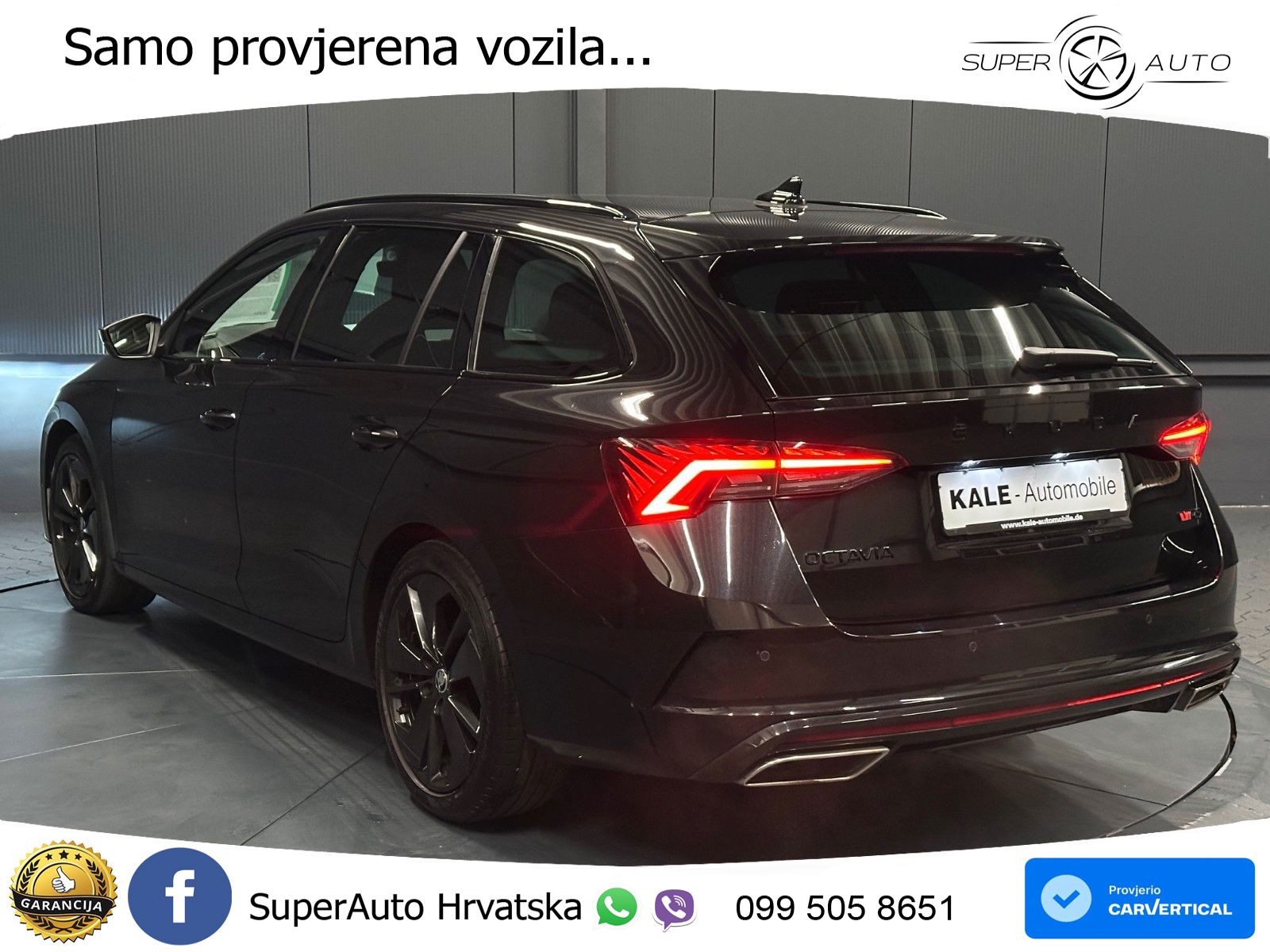 Škoda Octavia Combi RS 2.0 TDI (200 KS) DSG LED+GR SJED+ACC