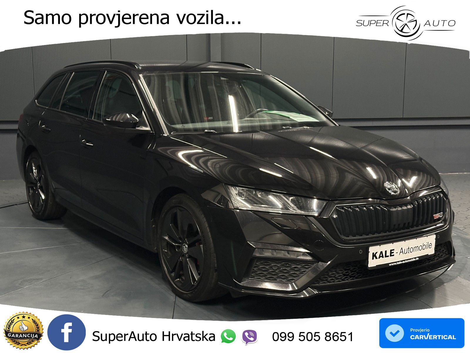 Škoda Octavia Combi RS 2.0 TDI (200 KS) DSG LED+GR SJED+ACC