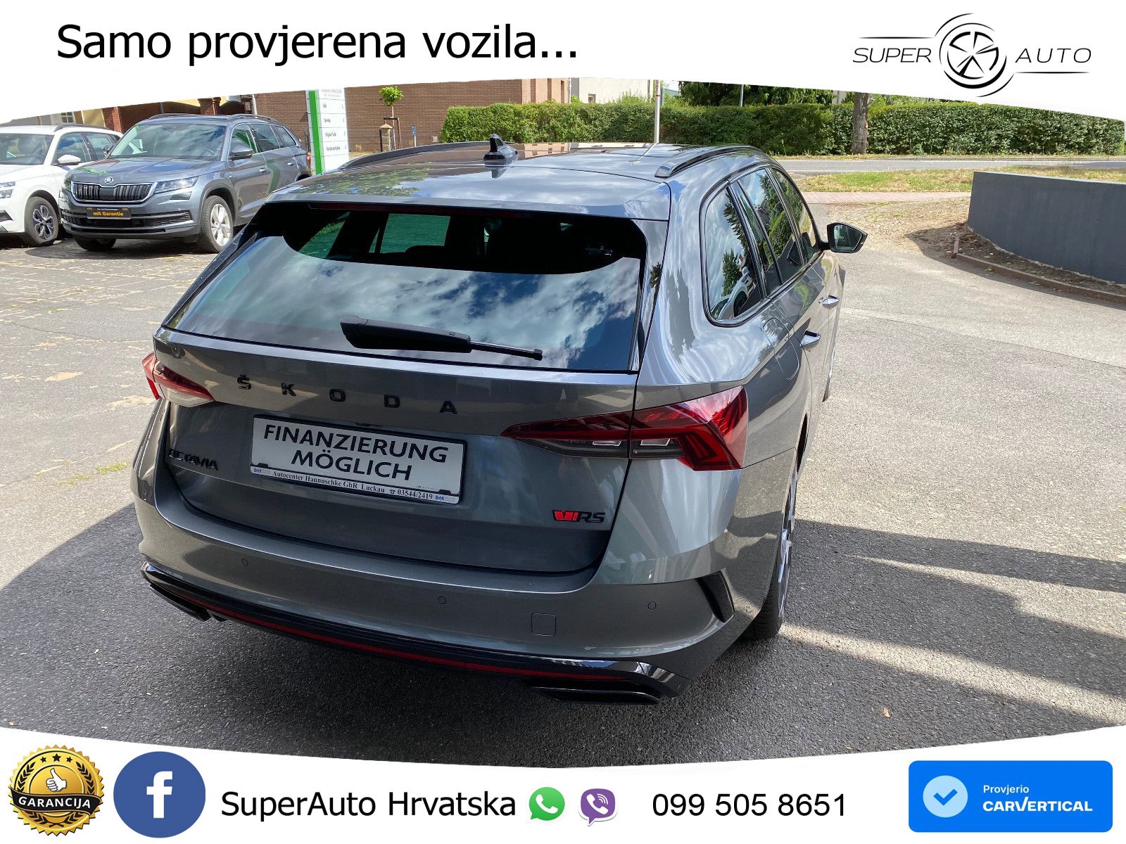 Škoda Octavia Combi RS 2.0 TSI (245 KS) DSG LED+GR SJED+ACC