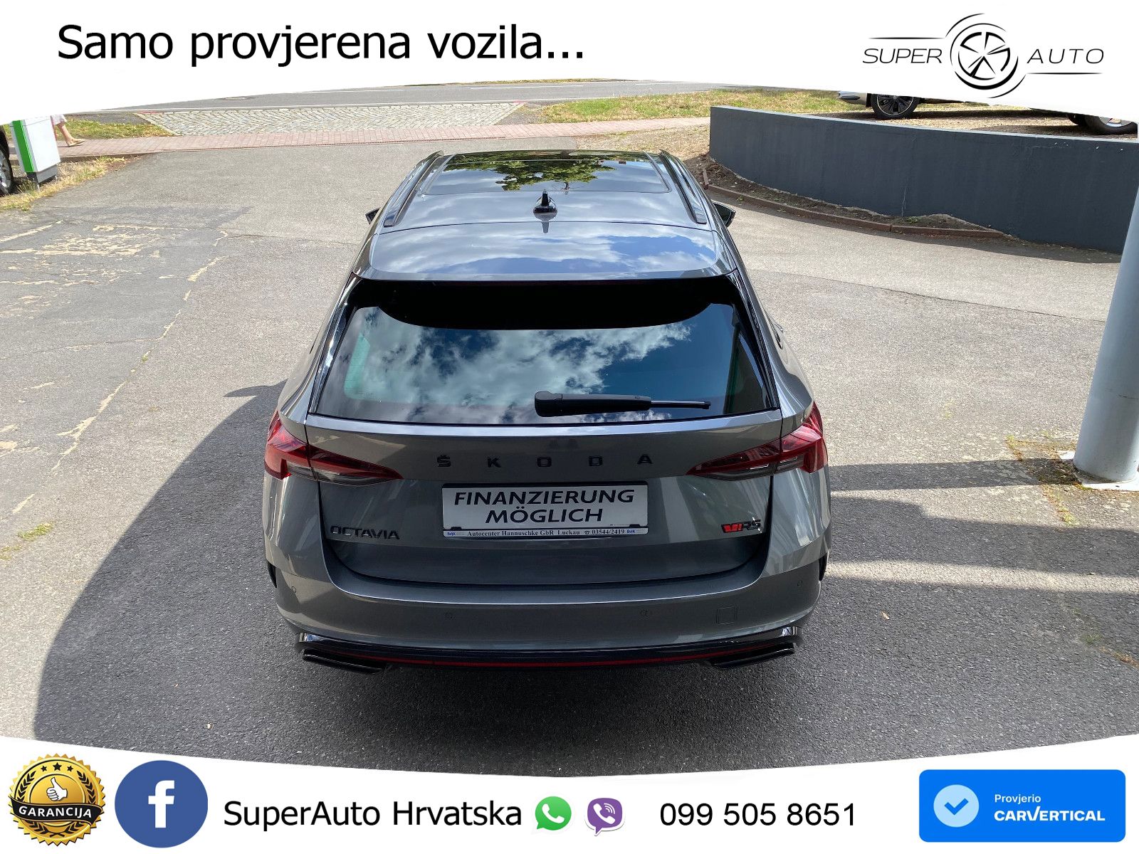 Škoda Octavia Combi RS 2.0 TSI (245 KS) DSG LED+GR SJED+ACC