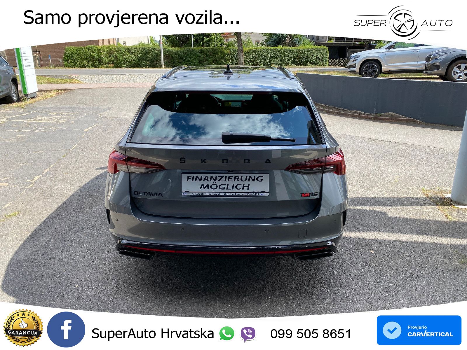 Škoda Octavia Combi RS 2.0 TSI (245 KS) DSG LED+GR SJED+ACC