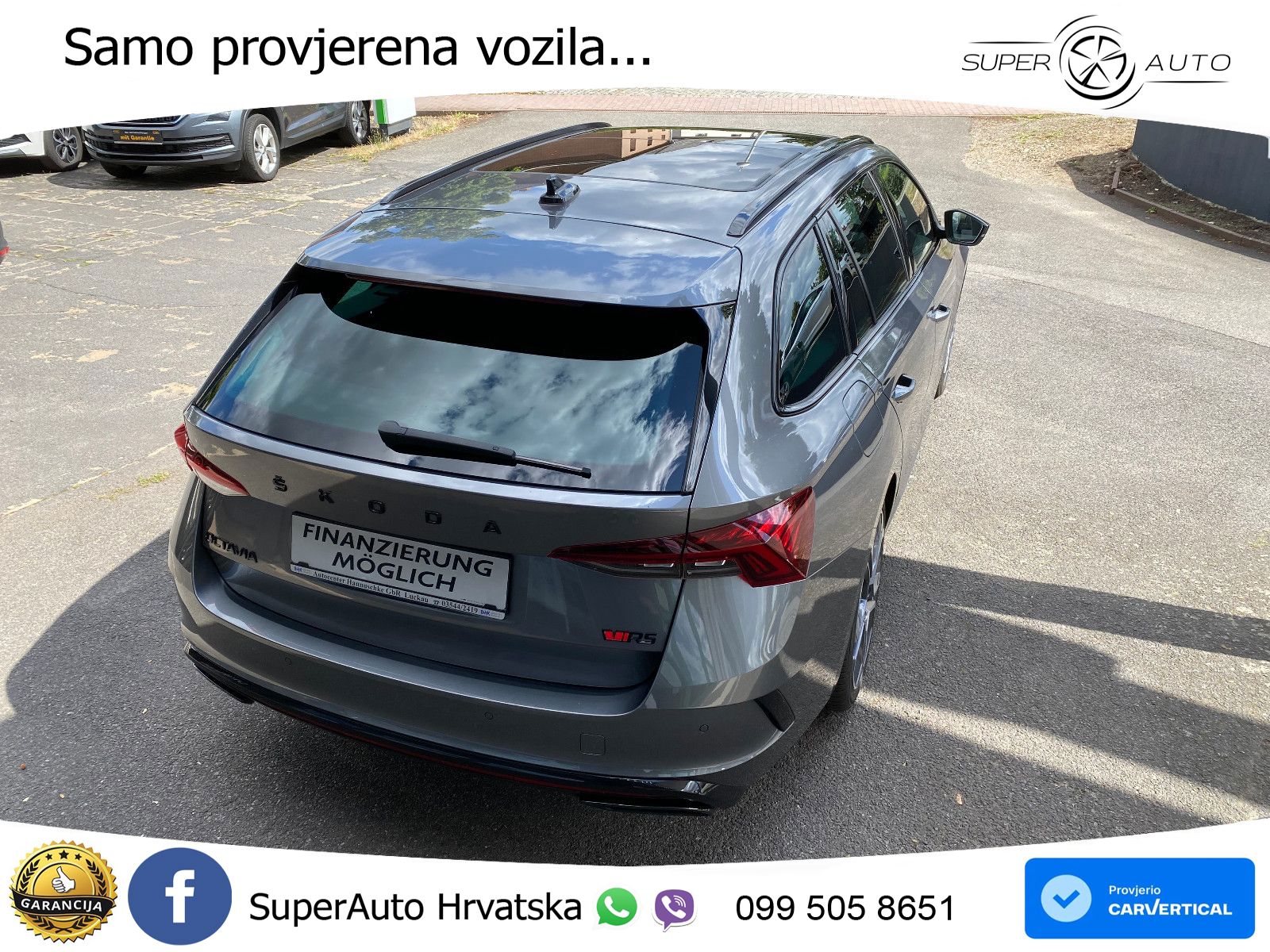 Škoda Octavia Combi RS 2.0 TSI (245 KS) DSG LED+GR SJED+ACC