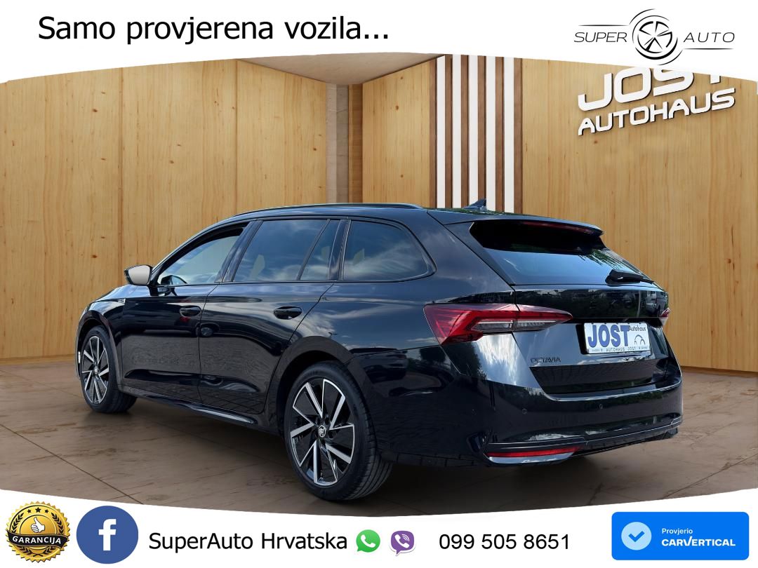 Škoda Octavia Combi 1.5 TSI (150 KS) DSG SportLine MATRIX+GR SJED+KAM